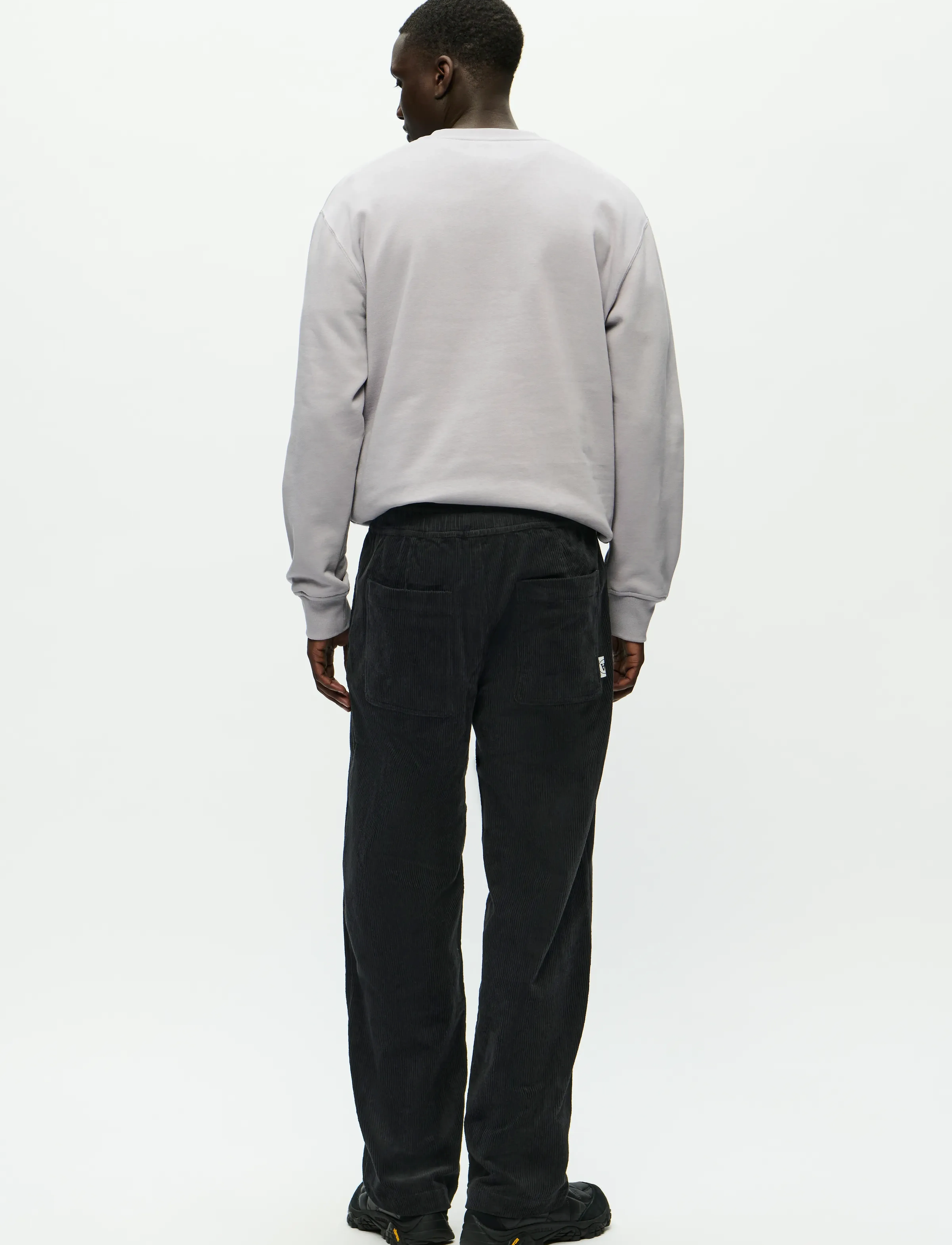 WOOD WOOD - WWLax trousers 25188 - pantalons décontractés - black sand - 3