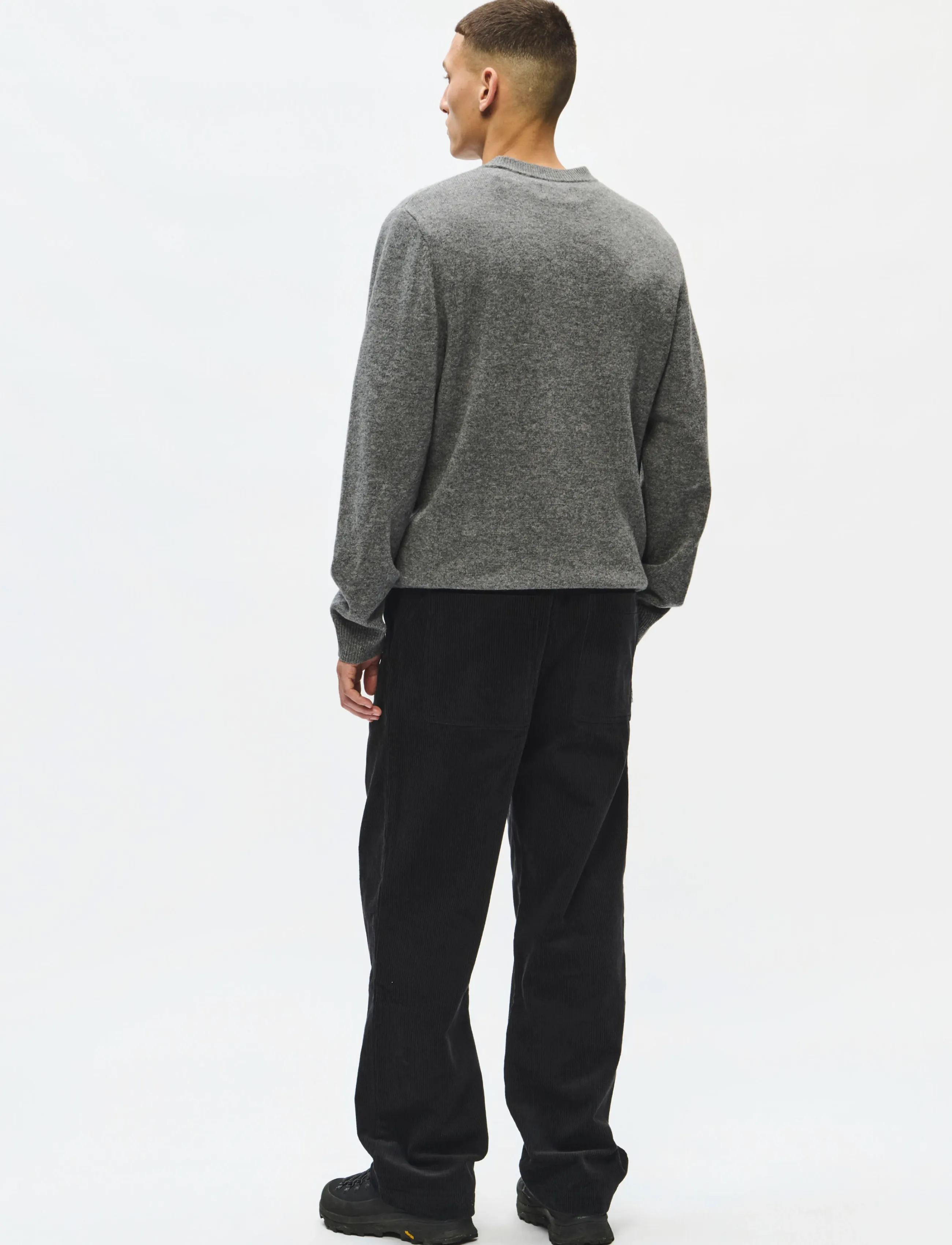 WOOD WOOD - WWLax trousers 25188 - casual bukser - black sand - 3