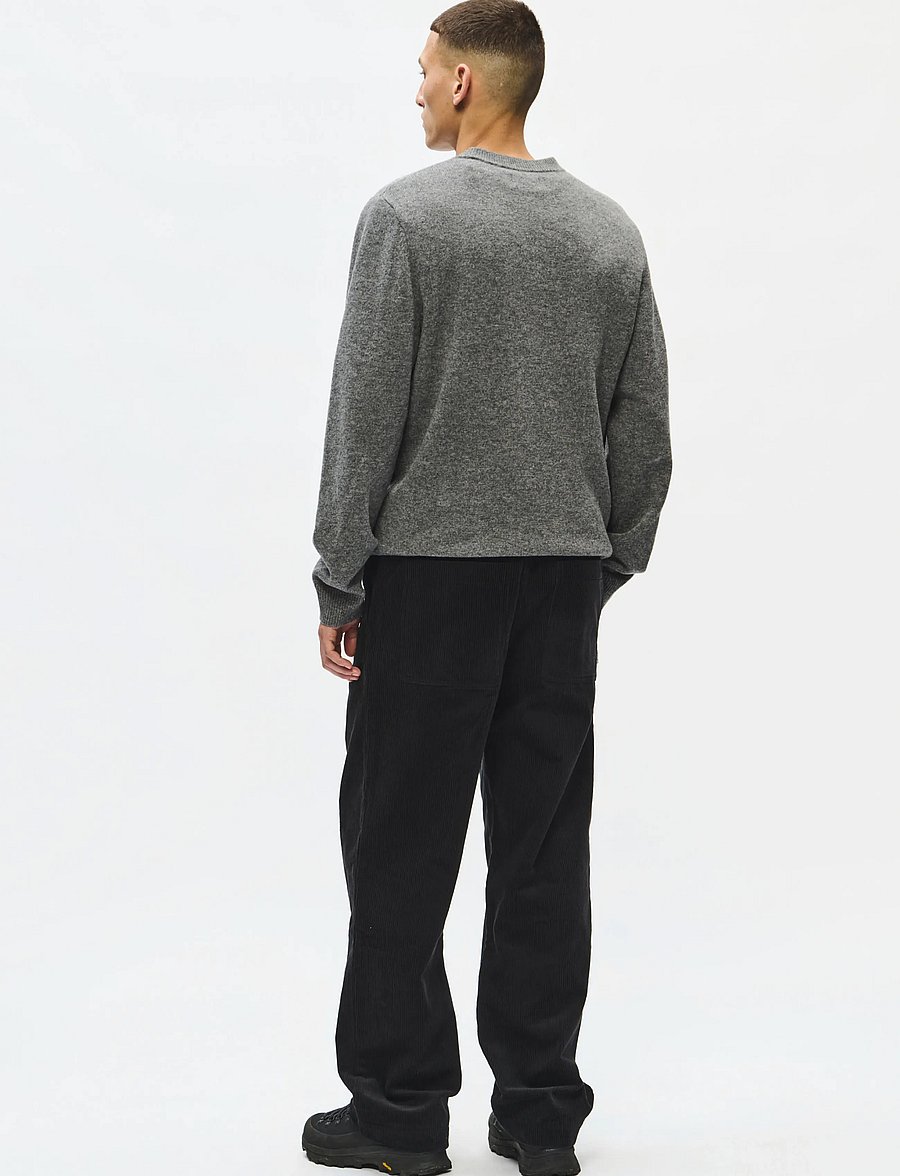 WOOD WOOD - WWLax trousers 25188 - freizeithosen - black sand - 3