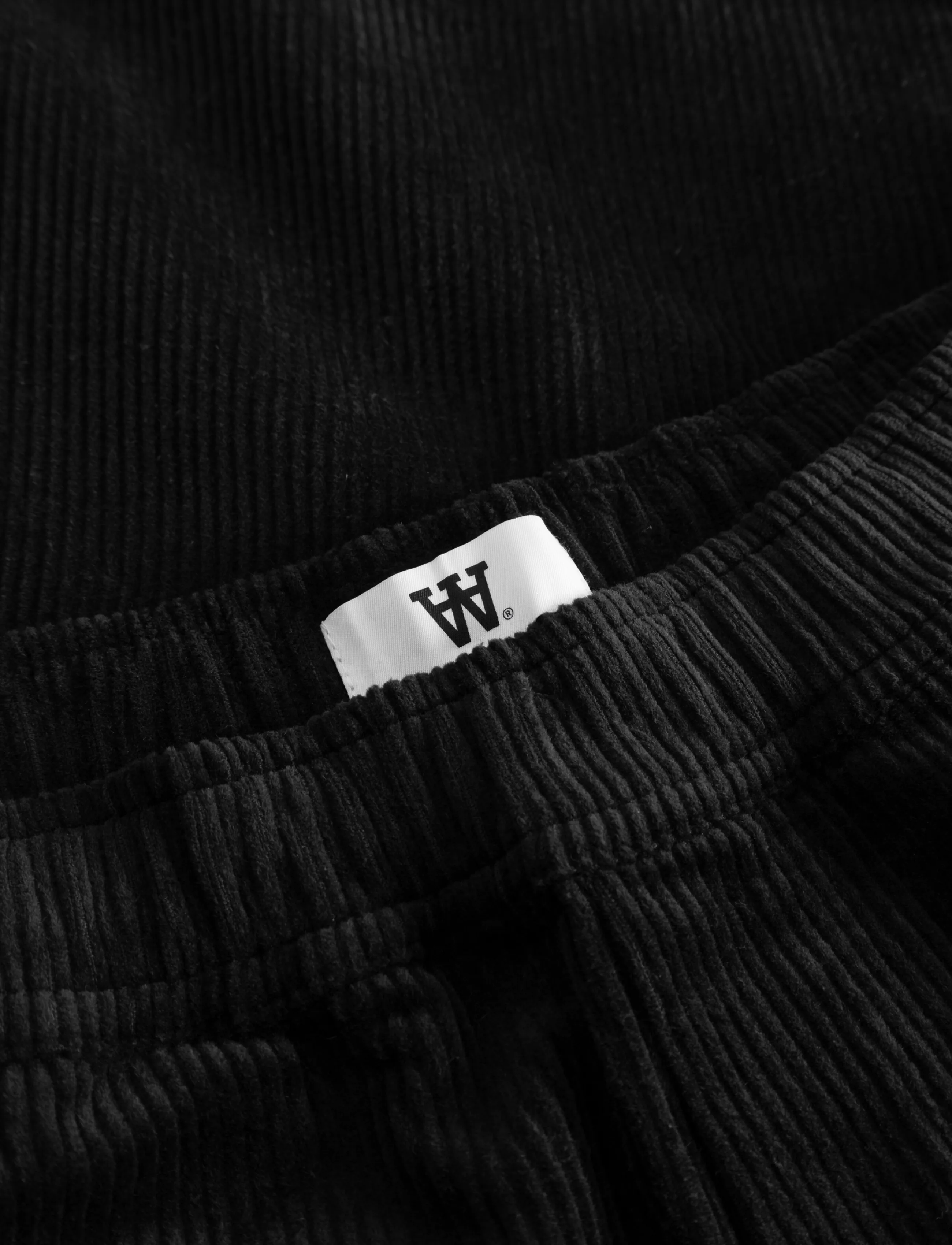 WOOD WOOD - WWLax trousers 25188 - casual byxor - black sand - 5