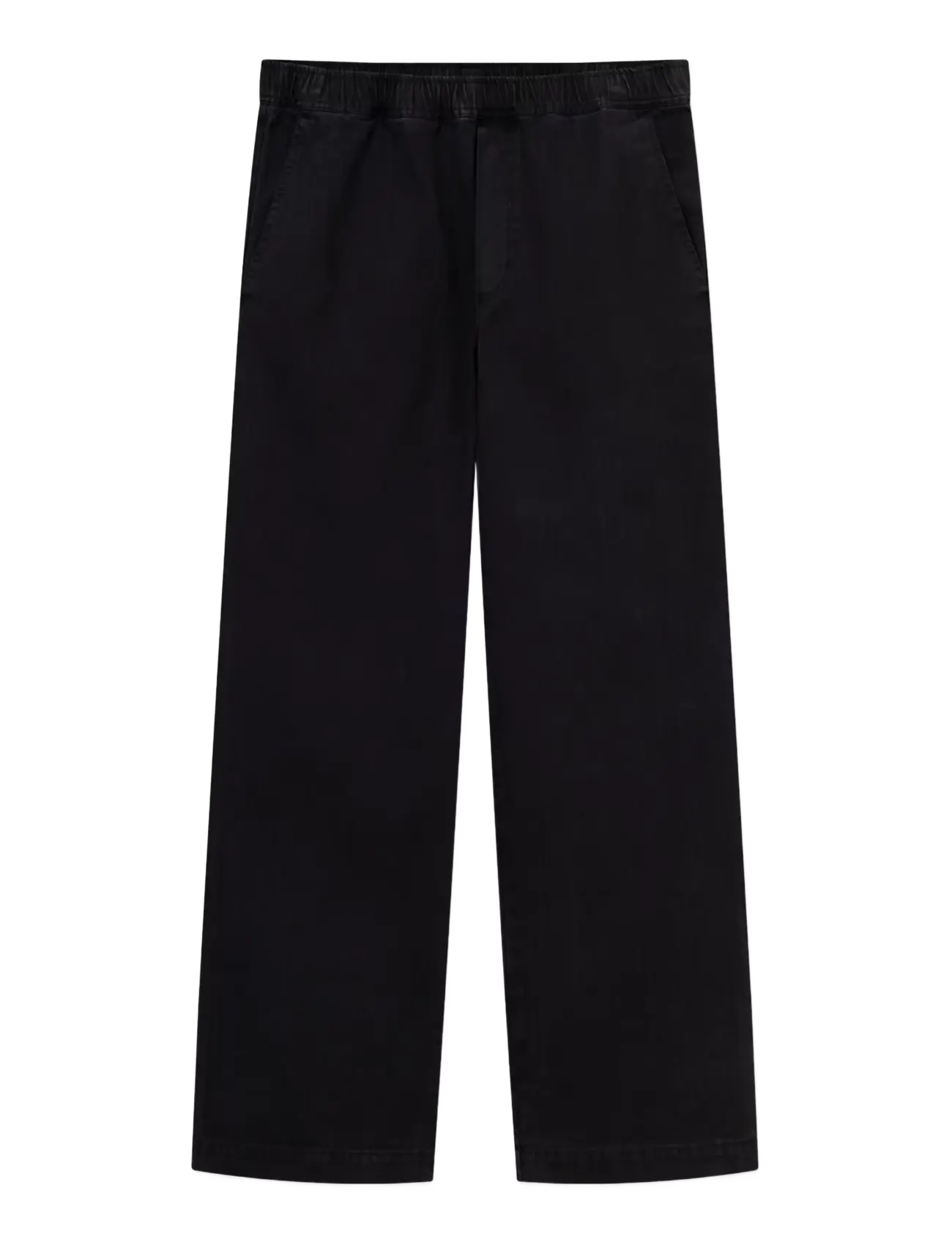 WOOD WOOD - WWLax trousers 25189 - casual bukser - black - 1