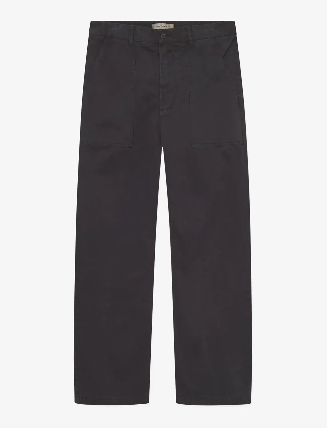 WOOD WOOD - WWHeino trousers 25184 - cargobukser - black - 0