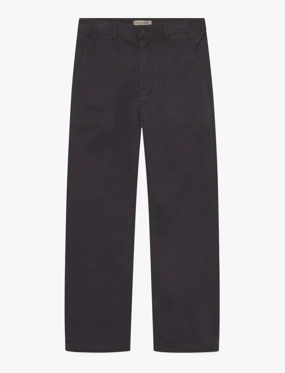 WOOD WOOD - WWHeino trousers 25184 - vabaaja püksid - black - 0