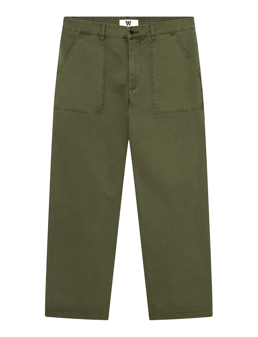 WOOD WOOD - WWHeino trousers 25184 - cargobyxor - grape leaf - 1