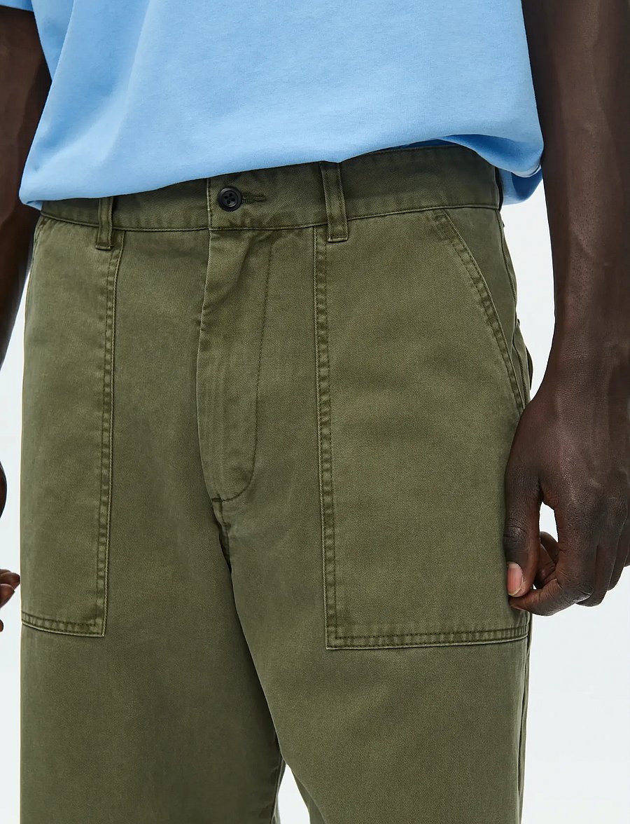 WOOD WOOD - WWHeino trousers 25184 - cargobyxor - grape leaf - 4