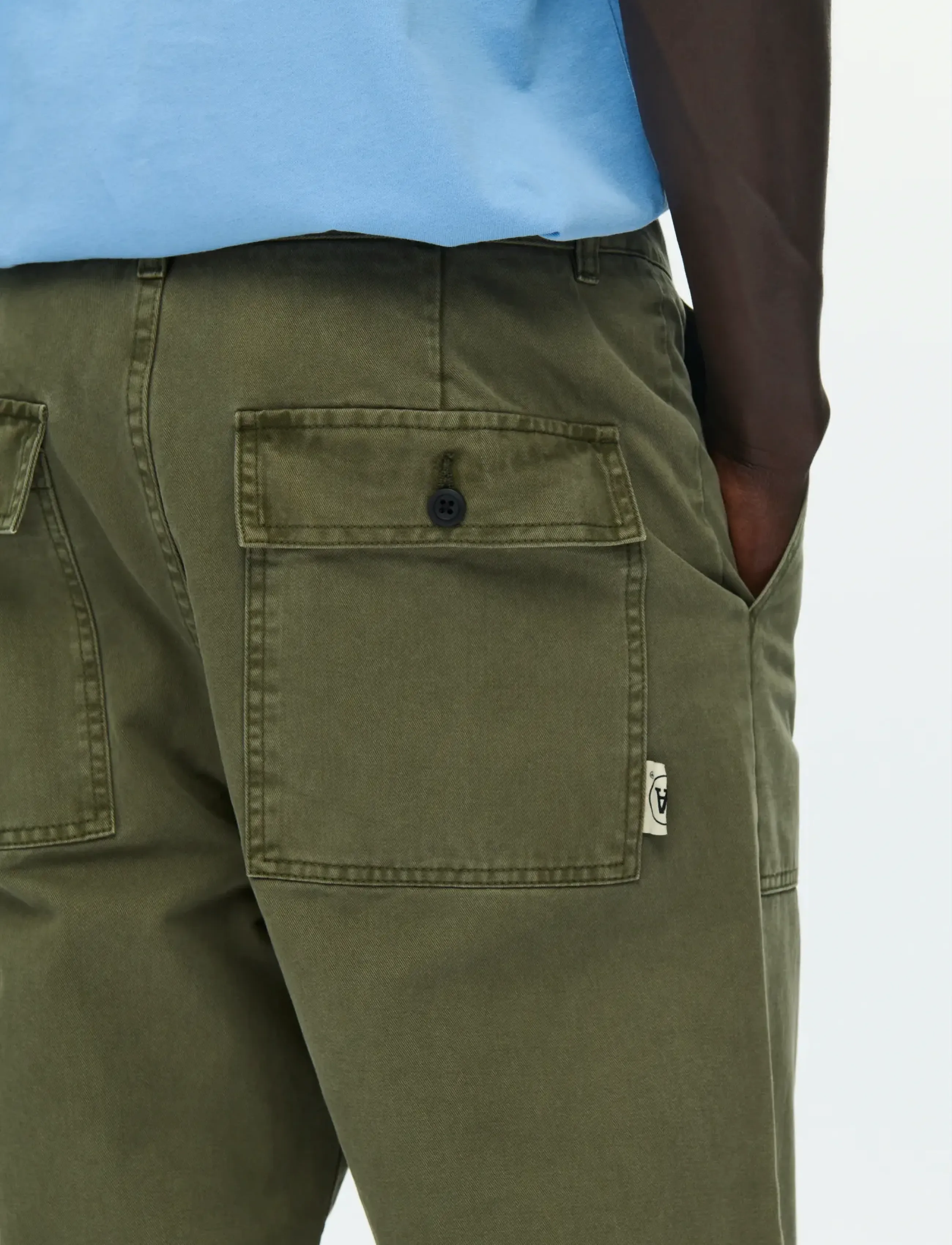 WOOD WOOD - WWHeino trousers 25184 - pantalon cargo - grape leaf - 5