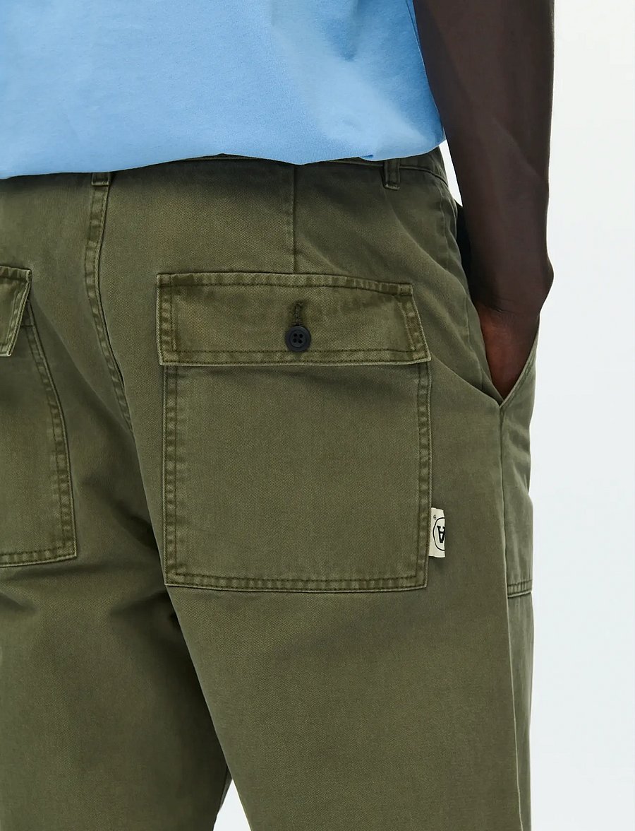 WOOD WOOD - WWHeino trousers 25184 - cargobyxor - grape leaf - 5