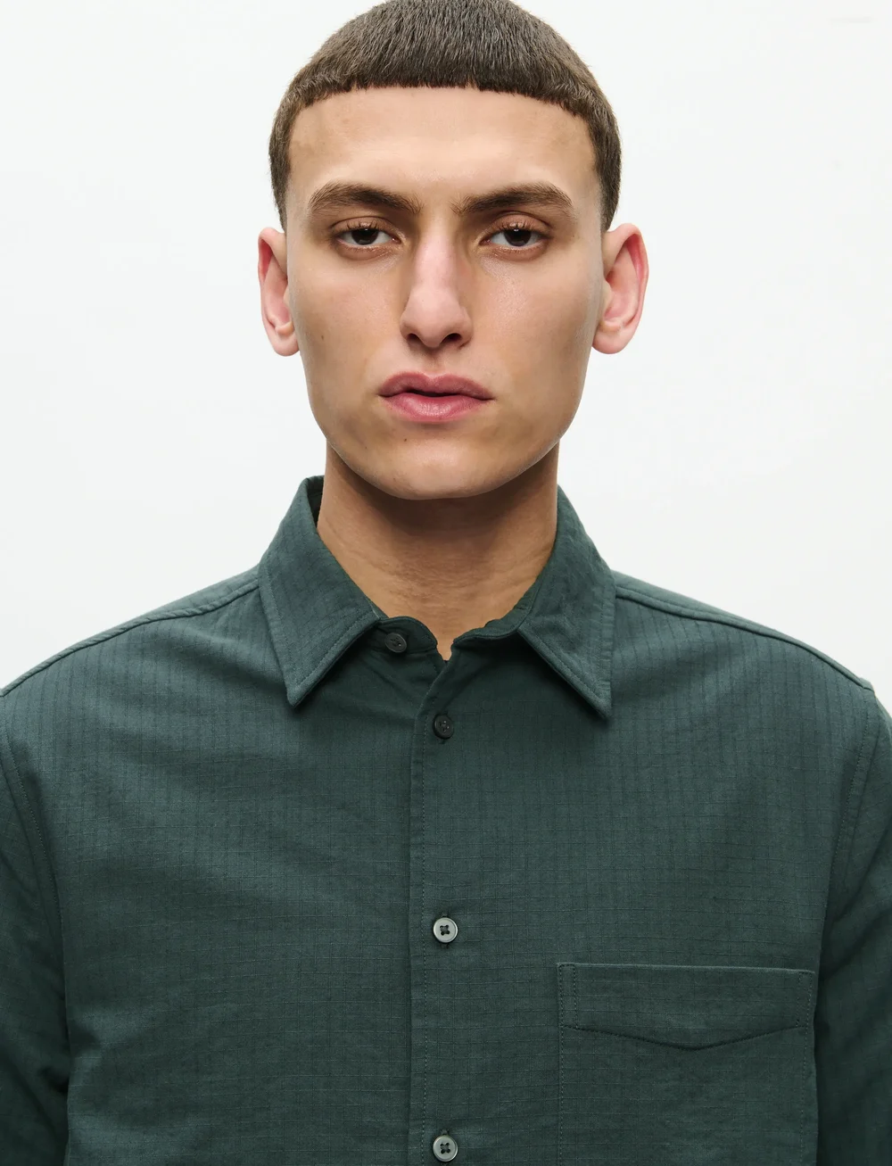 WOOD WOOD - WWAdrian shirt 25231 - casual skjortor - green gables - 0