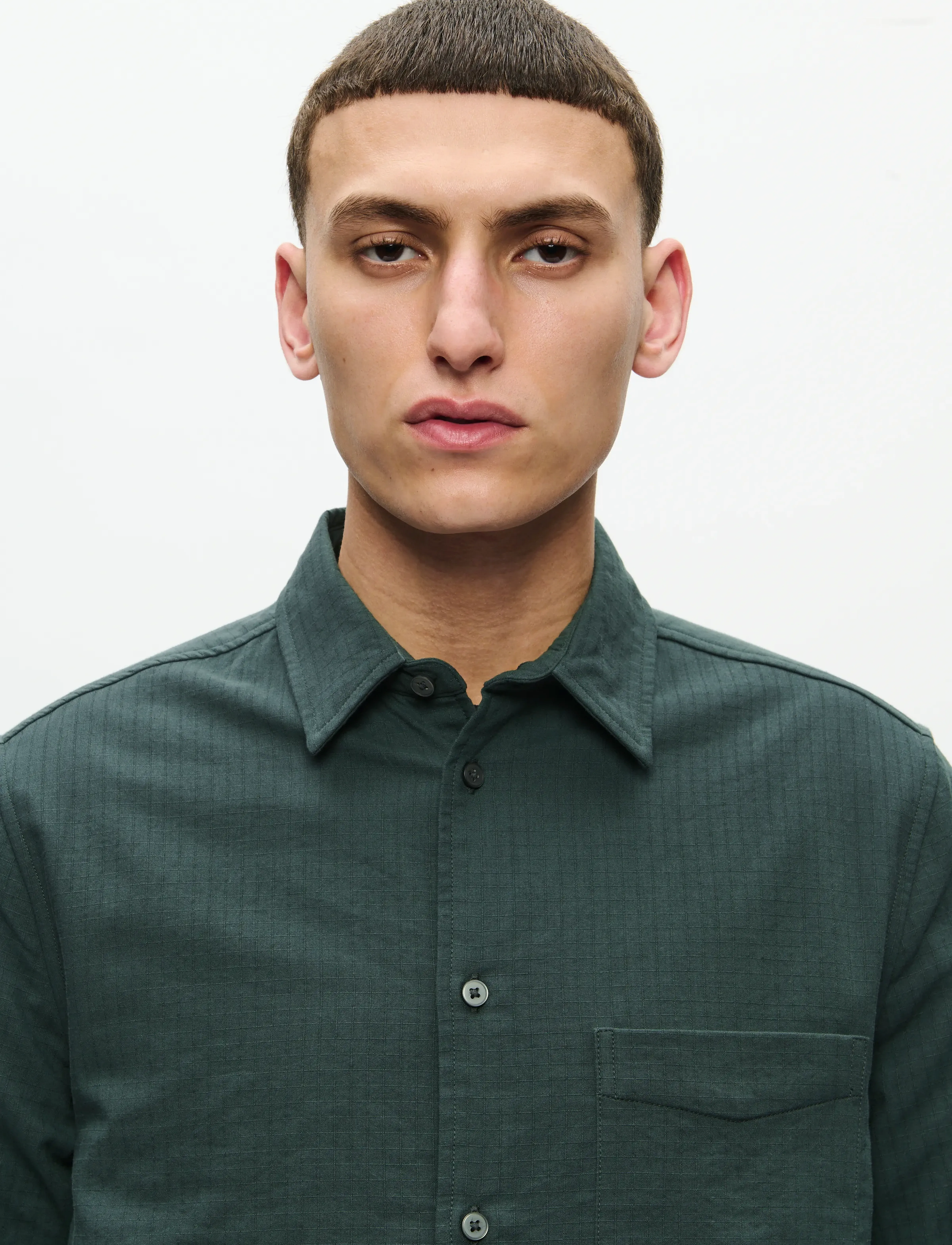 WOOD WOOD WWAdrian shirt 25231 - Skjorter - GREEN GABLES / green