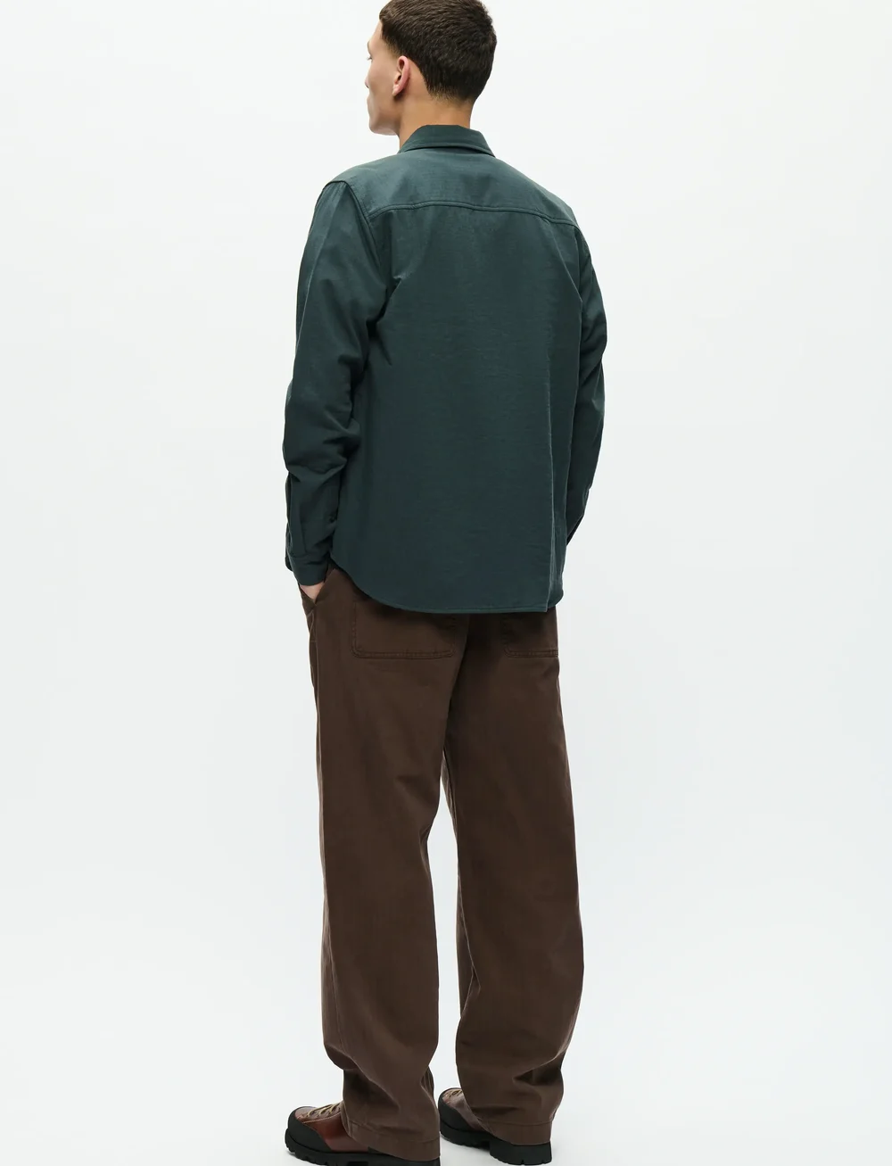 WOOD WOOD - WWAdrian shirt 25231 - casual skjortor - green gables - 3