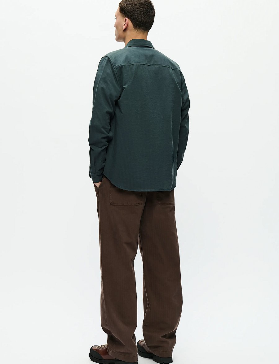 WOOD WOOD - WWAdrian shirt 25231 - vabaajasärgid - green gables - 3