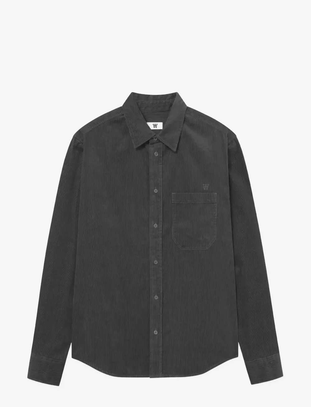 WOOD WOOD - WWCooper shirt 25204 - casual skjorter - black sand - 1