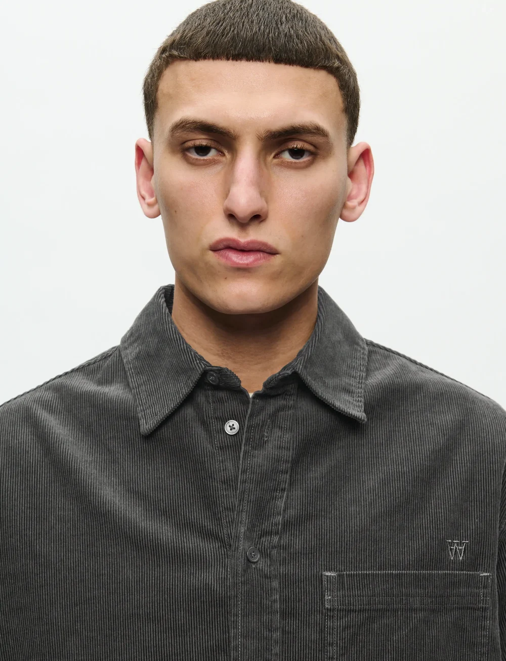 WOOD WOOD - WWCooper shirt 25204 - casual skjorter - black sand - 0