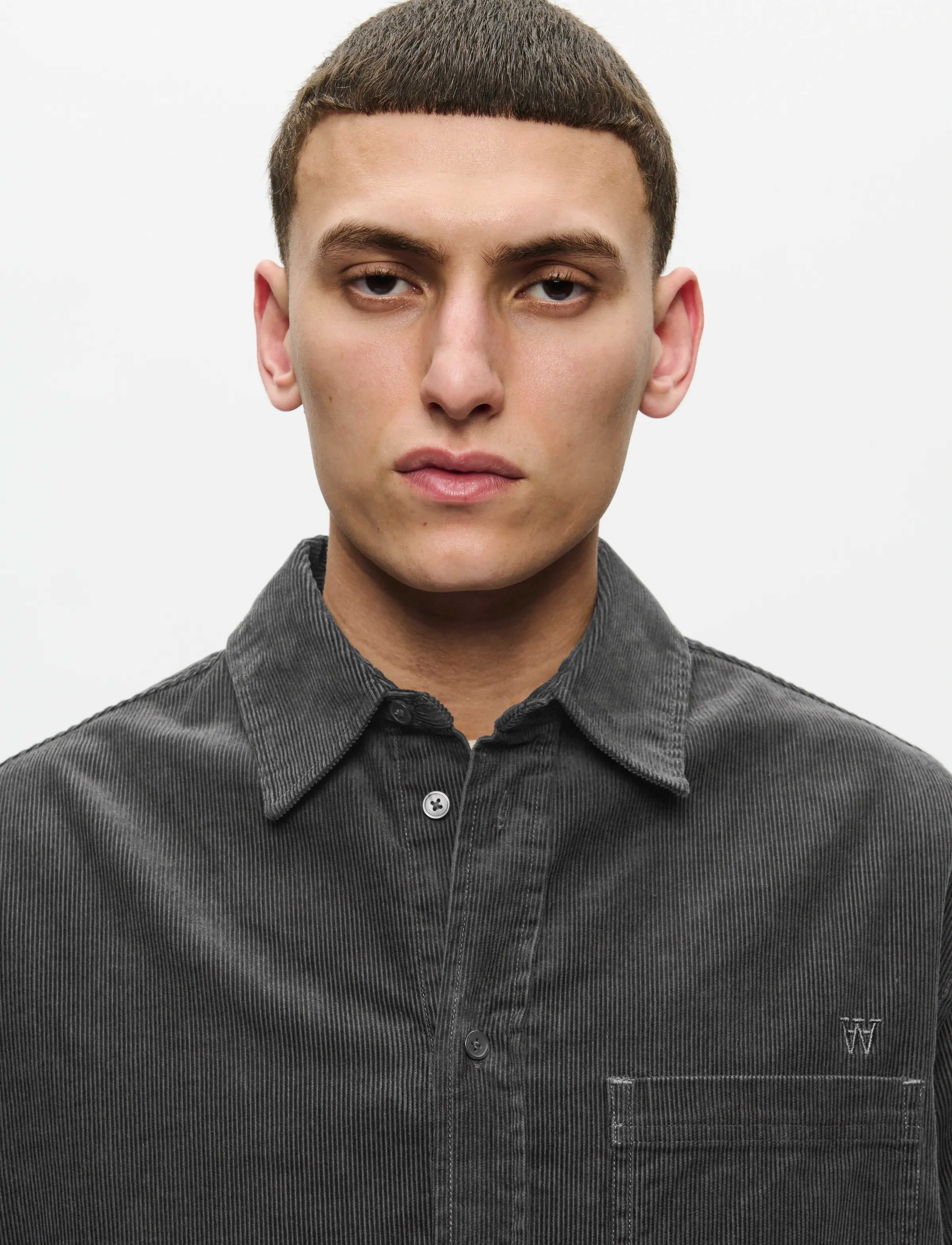 WOOD WOOD WWCooper shirt 25204 - Deals - BLACK SAND / black