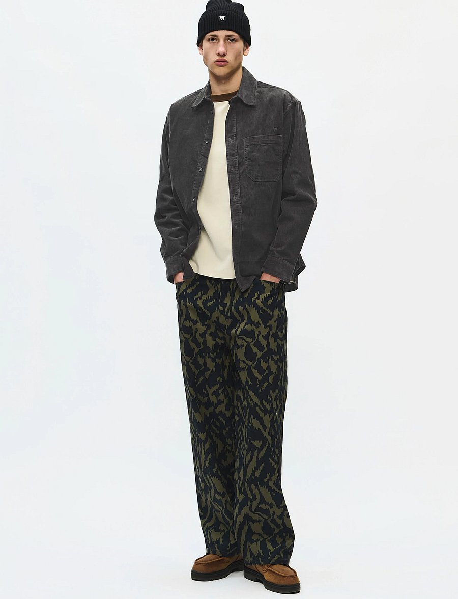 WOOD WOOD - WWCooper shirt 25204 - casual skjorter - black sand - 2