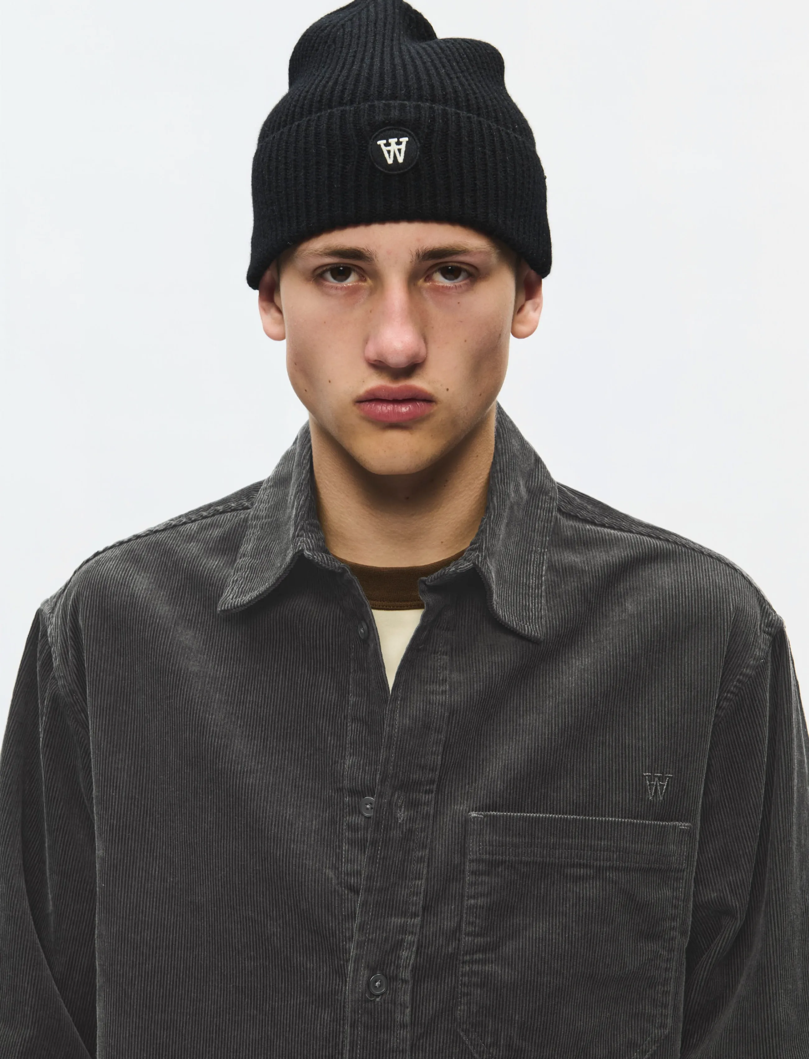 WOOD WOOD - WWCooper shirt 25204 - casual skjorter - black sand - 4