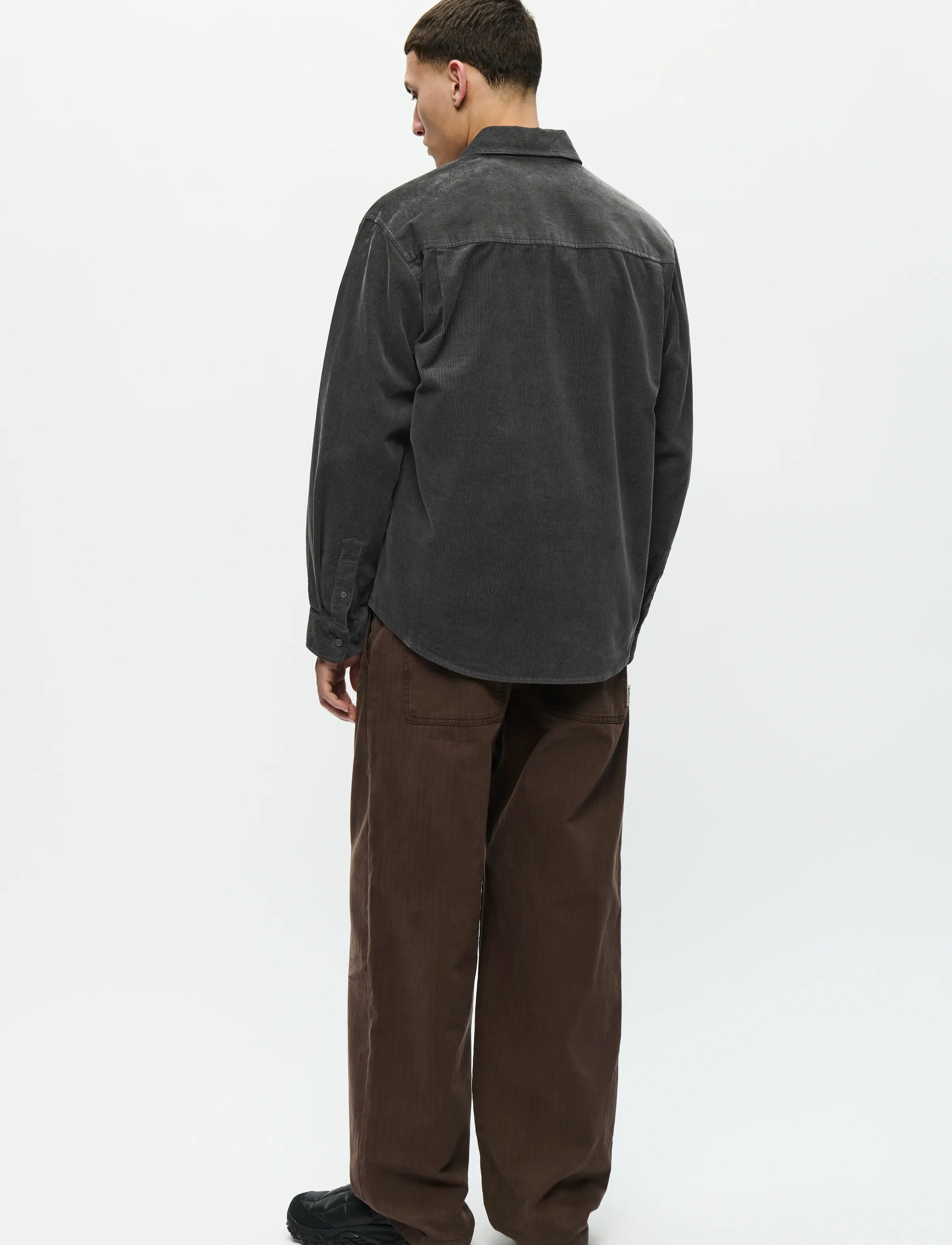 WOOD WOOD - WWCooper shirt 25204 - casual skjortor - black sand - 4
