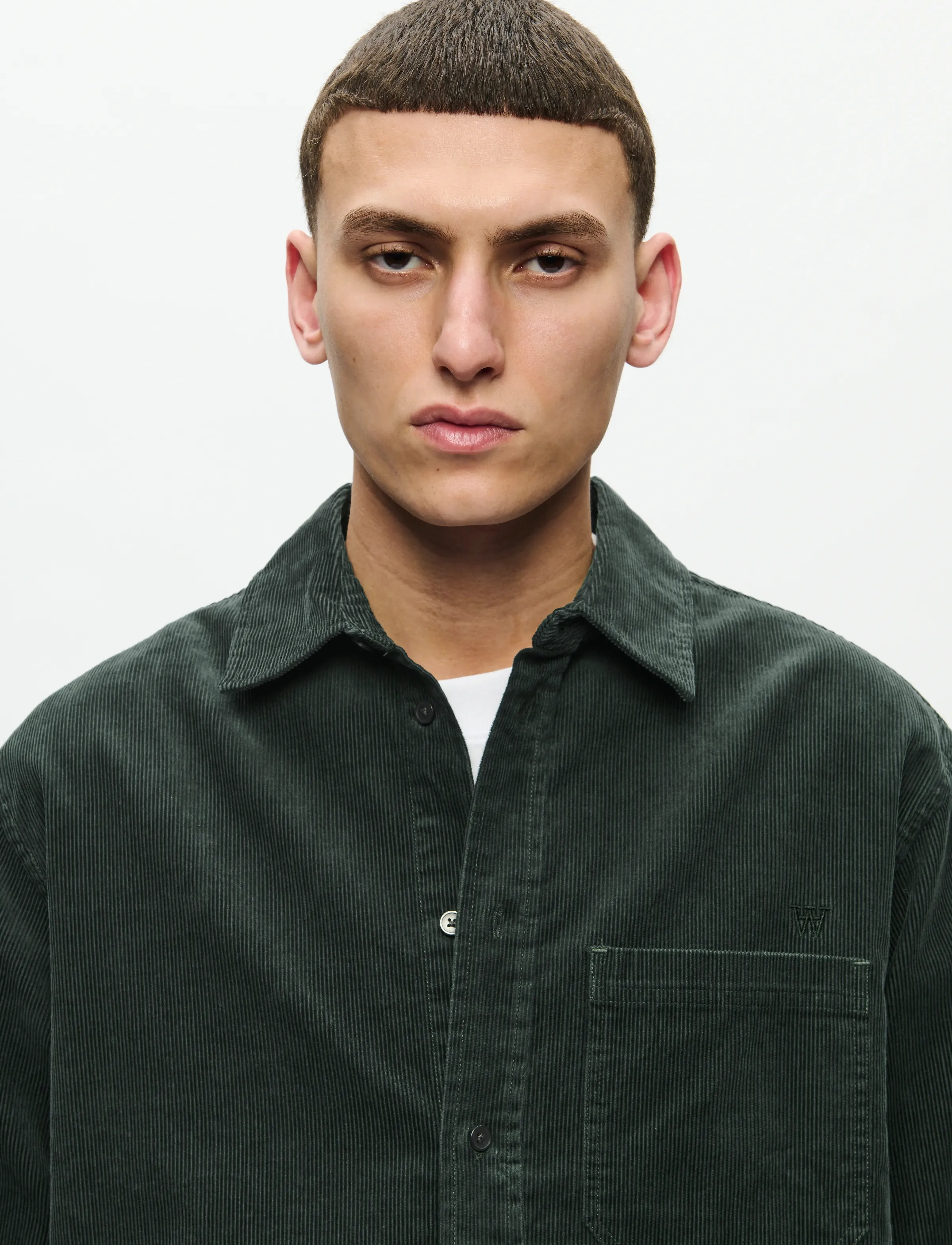 WOOD WOOD WWCooper shirt 25204 - Casual skjorter - GREEN GABLES / green