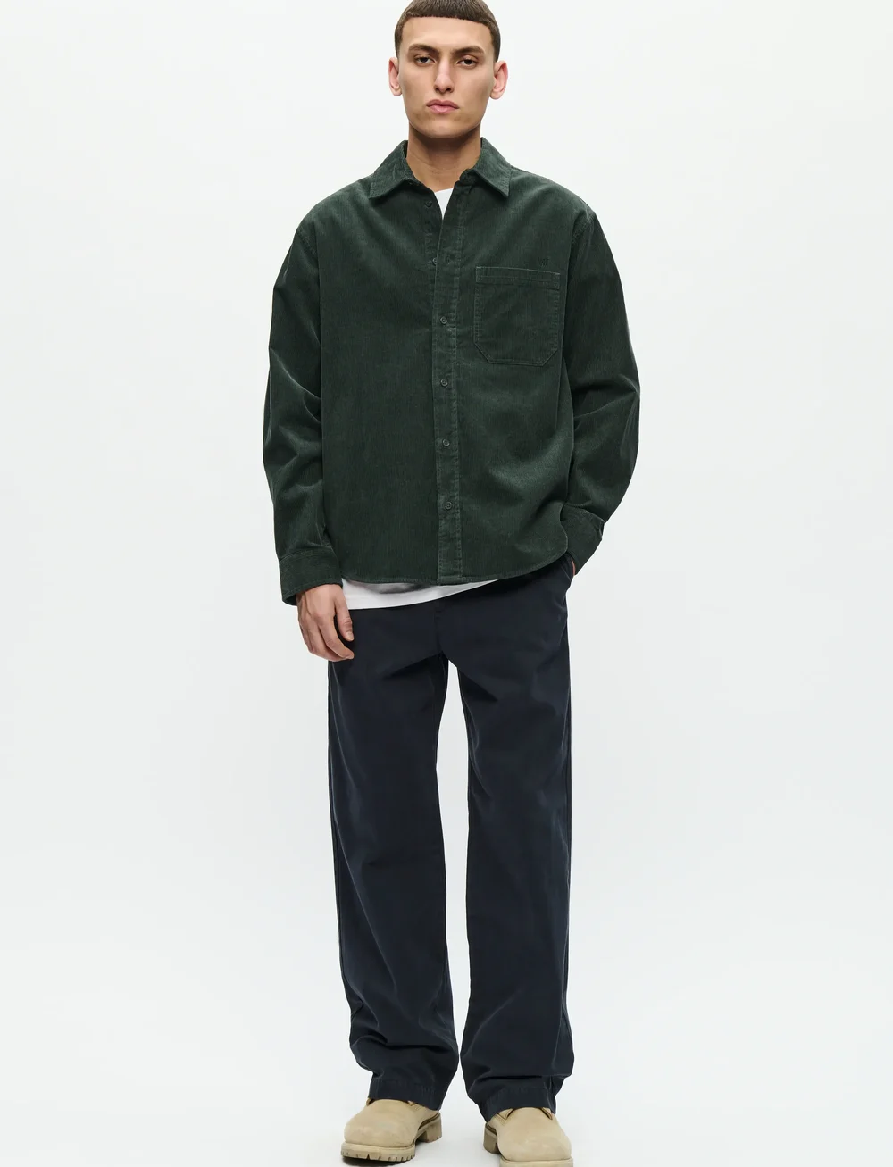 WOOD WOOD - WWCooper shirt 25204 - casual skjorter - green gables - 2