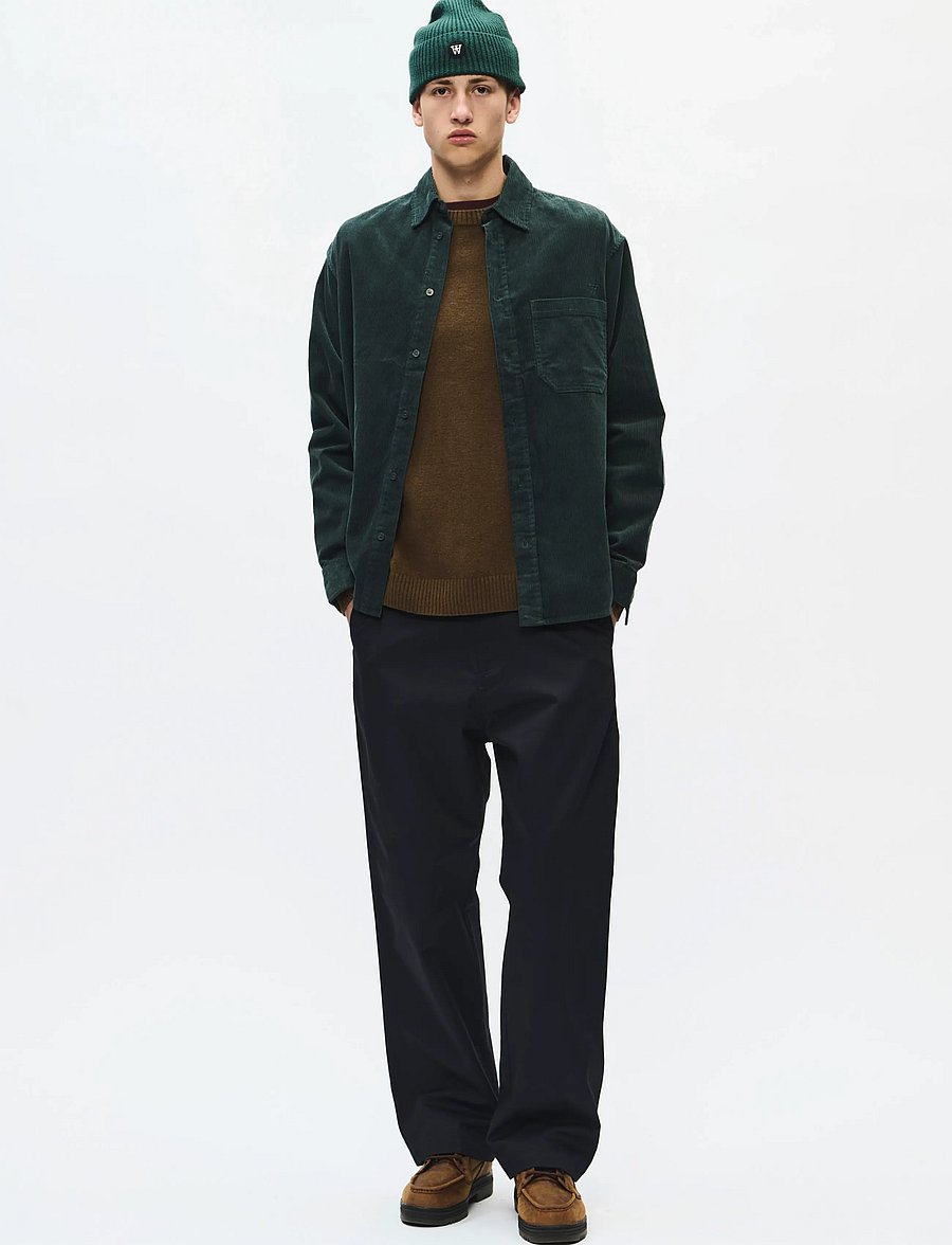 WOOD WOOD - WWCooper shirt 25204 - freizeithemden - green gables - 2