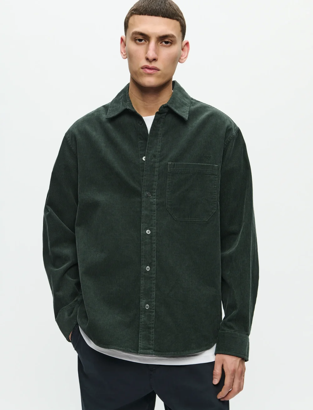 WOOD WOOD - WWCooper shirt 25204 - casual skjorter - green gables - 4