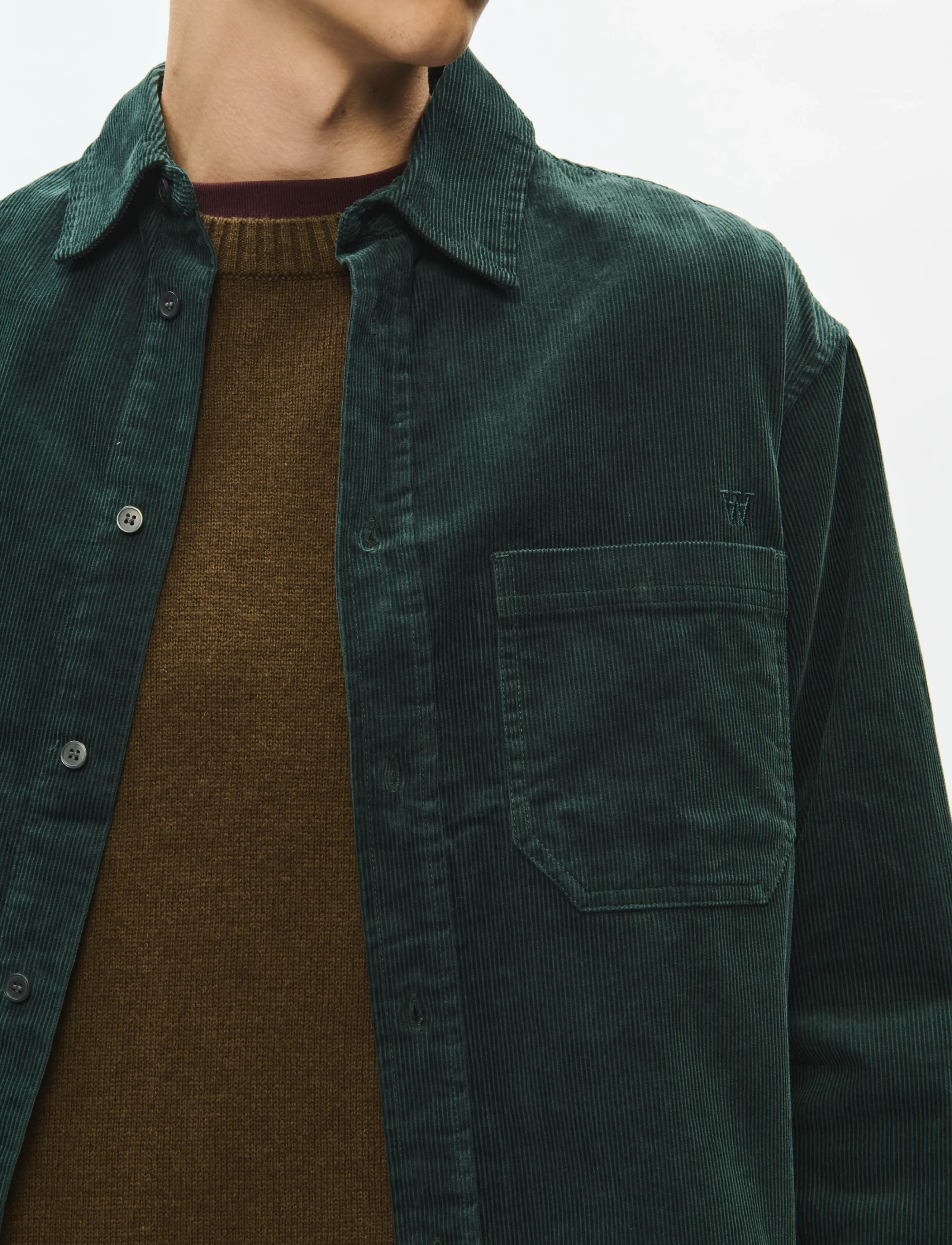 WOOD WOOD - WWCooper shirt 25204 - vabaajasärgid - green gables - 4