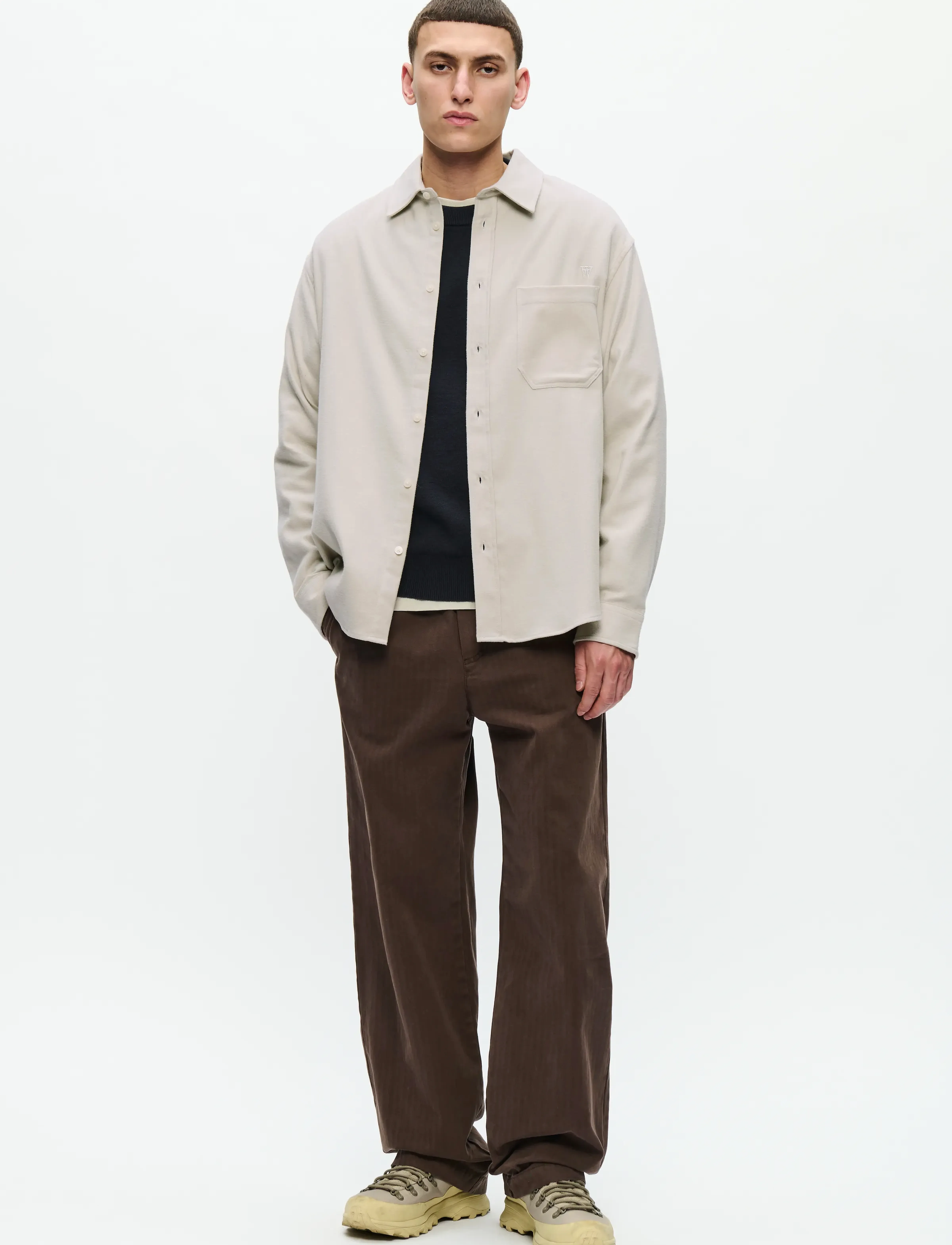 WOOD WOOD - WWCooper shirt 25235 - casual skjorter - moonstruck - 2