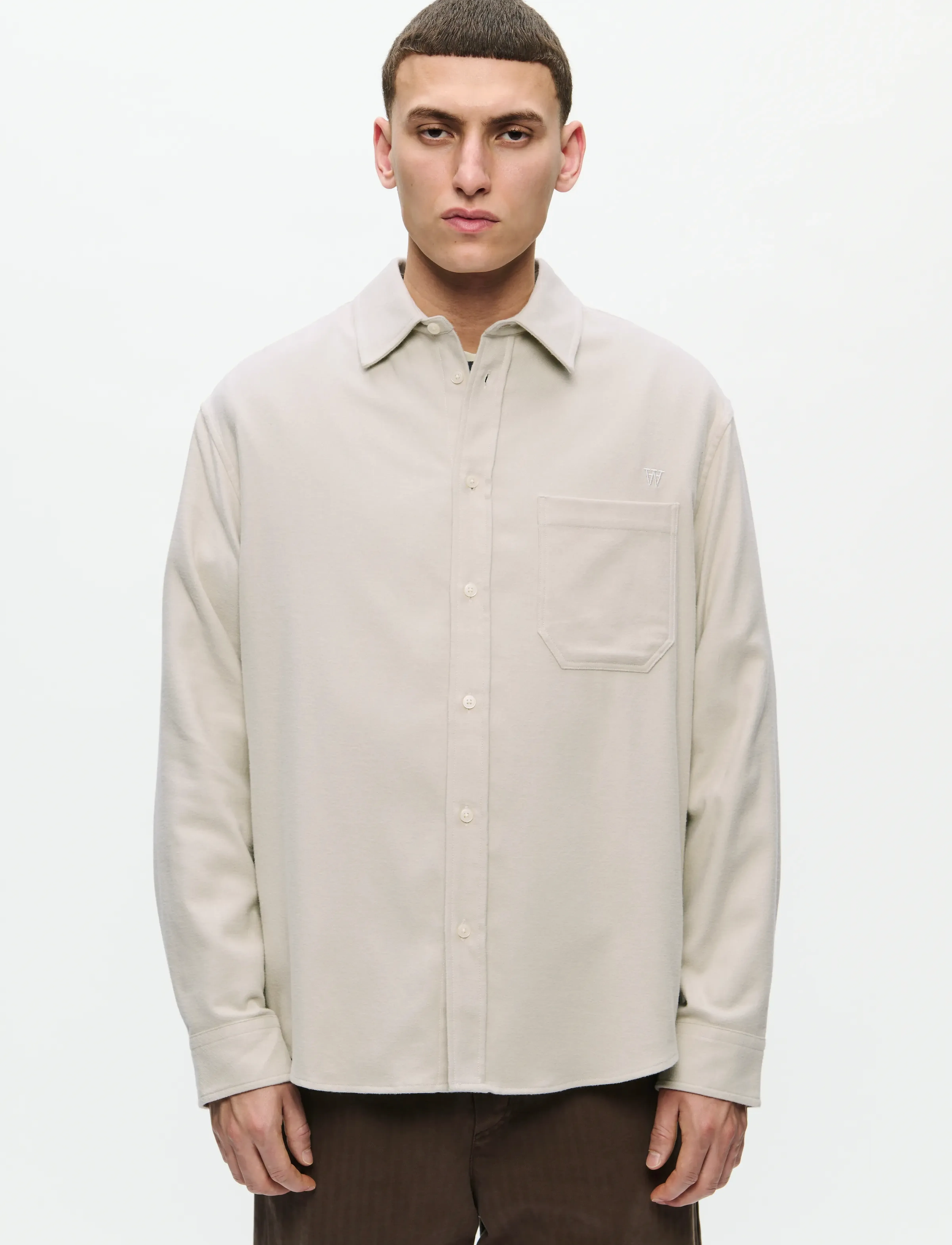 WOOD WOOD - WWCooper shirt 25235 - casual skjorter - moonstruck - 4