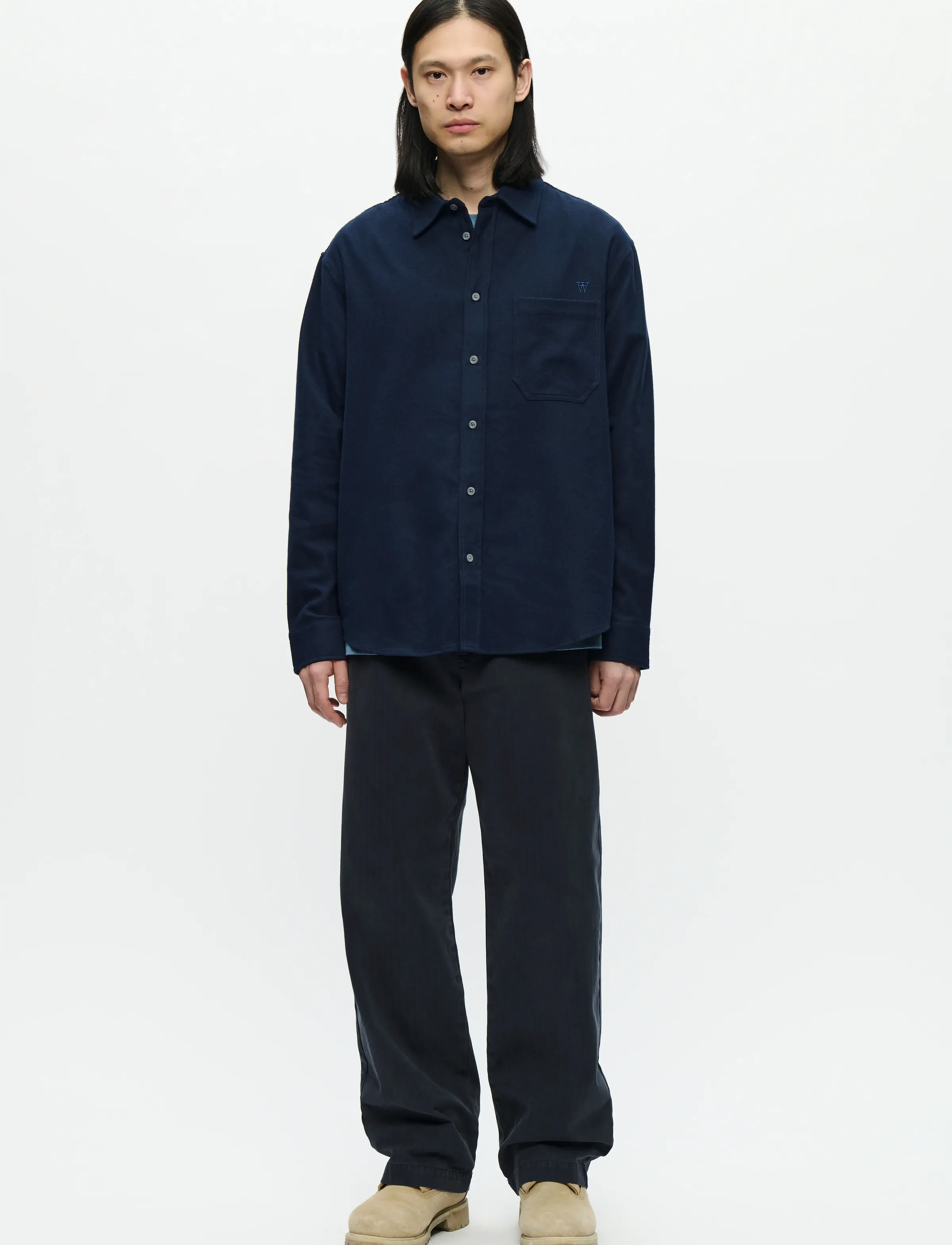 WOOD WOOD - WWCooper shirt 25235 - casual skjorter - salute - 2