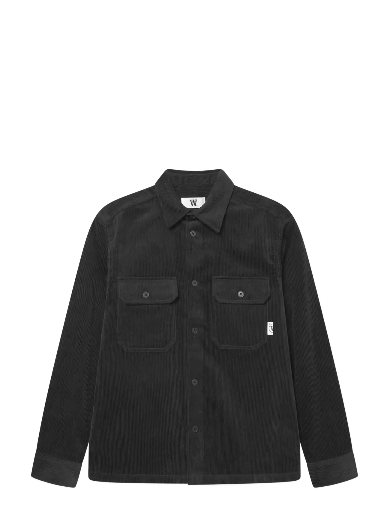 WOOD WOOD WWClay overshirt 25188 - 4 for 3 - BLACK SAND / black