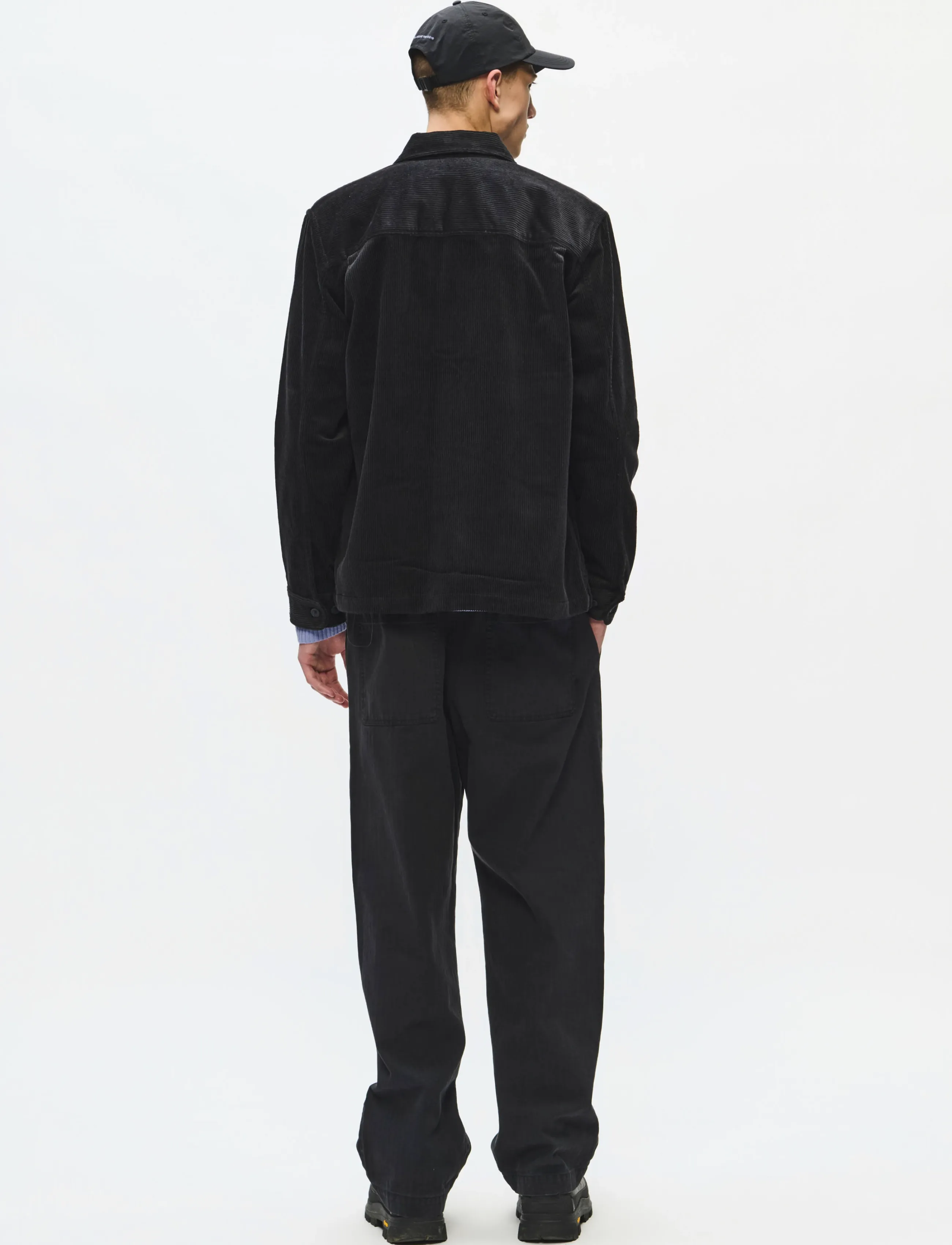 WOOD WOOD - WWClay overshirt 25188 - osta stiili järgi - black sand - 3