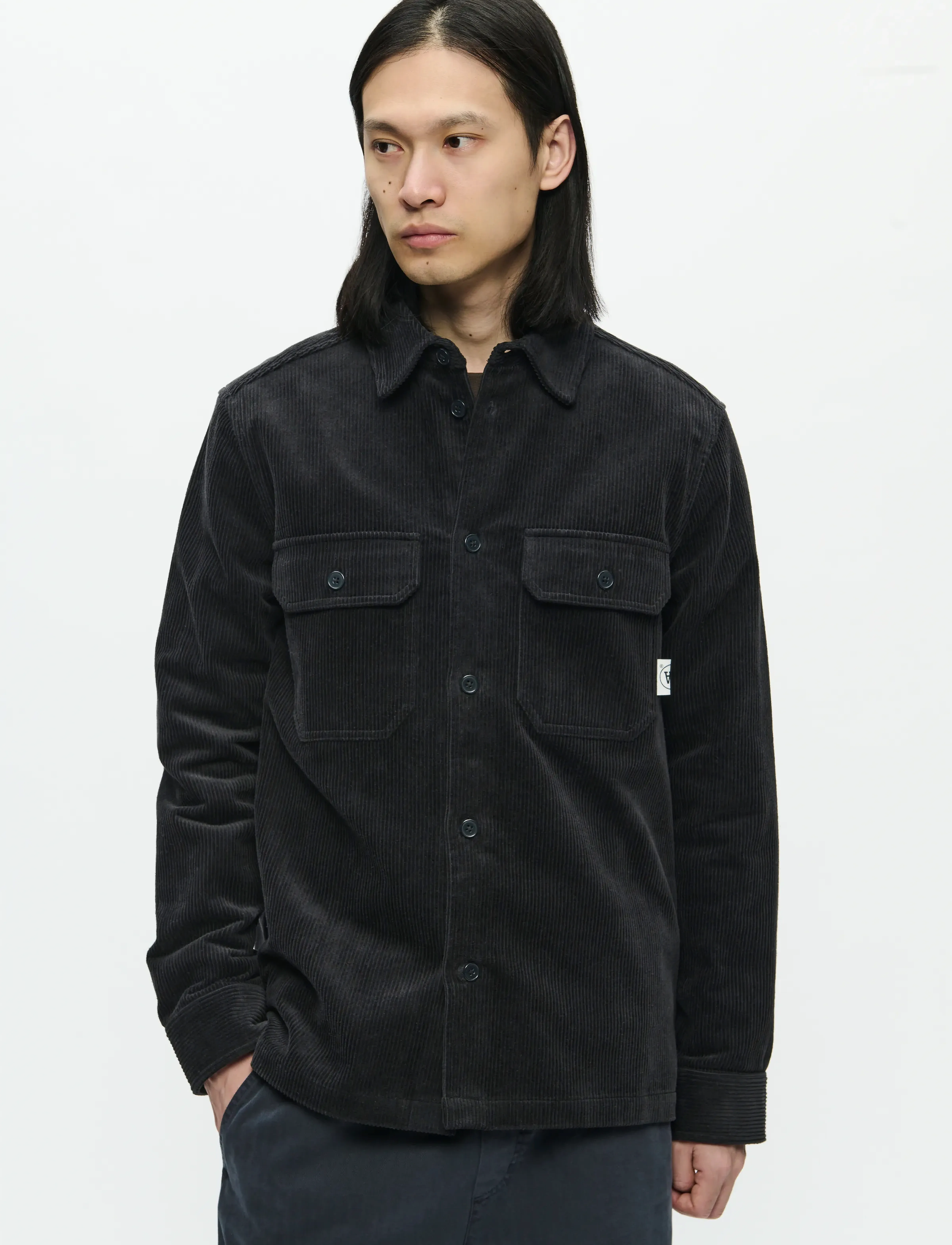WOOD WOOD - WWClay overshirt 25188 - nach stil kaufen - black sand - 4