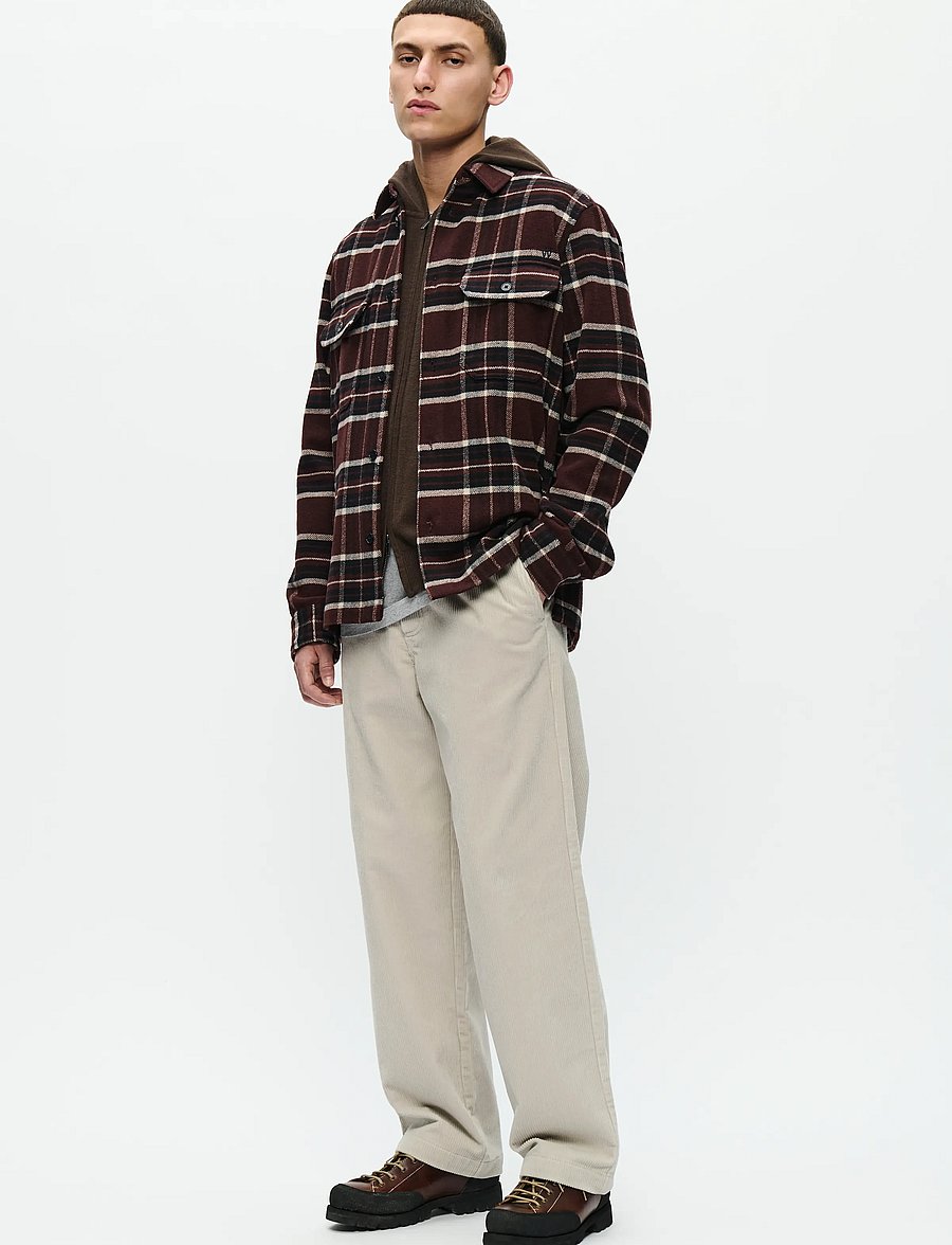 WOOD WOOD - WWClay overshirt 25213 - nach stil kaufen - decadent chocolate check - 2