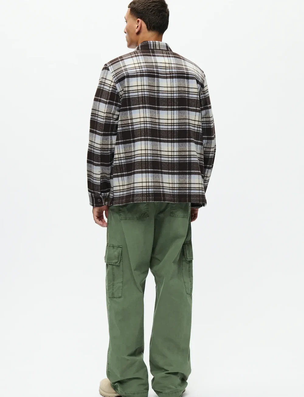 WOOD WOOD - WWClay overshirt 25213 - shop efter stil - chocolate torte check - 4