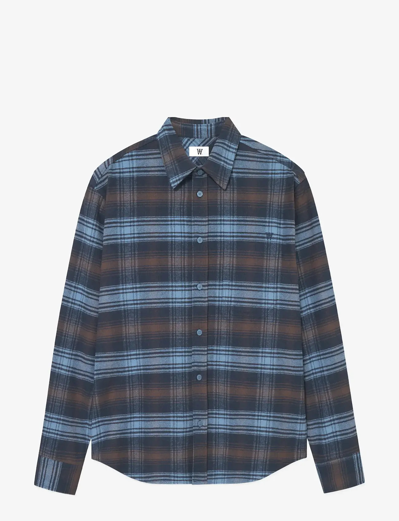 WOOD WOOD - WWCooper shirt 25236 - karierte hemden - bluefin check - 1