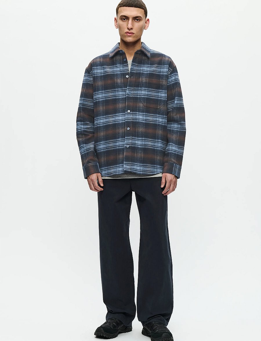 WOOD WOOD - WWCooper shirt 25236 - ruudulised särgid - bluefin check - 2
