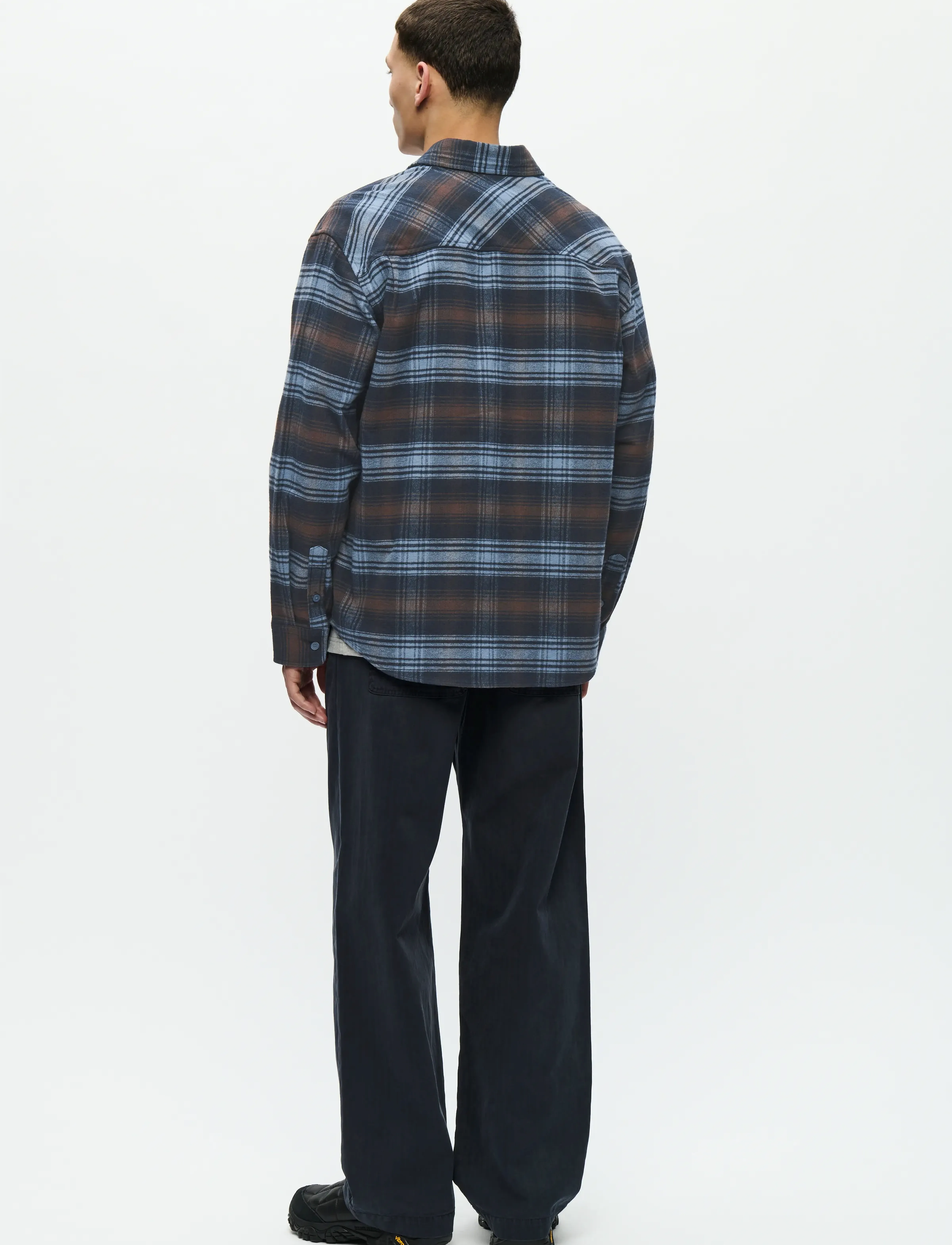 WOOD WOOD - WWCooper shirt 25236 - rūtaini krekli - bluefin check - 3