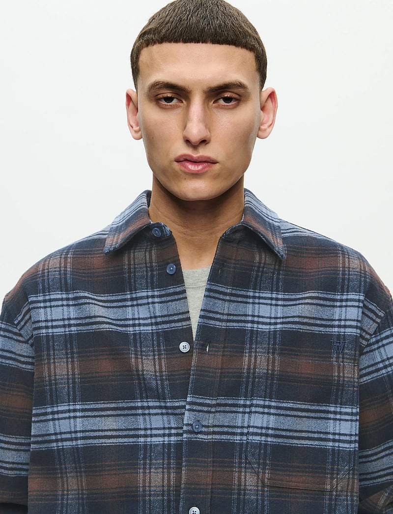 WOOD WOOD - WWCooper shirt 25236 - karierte hemden - bluefin check - 4