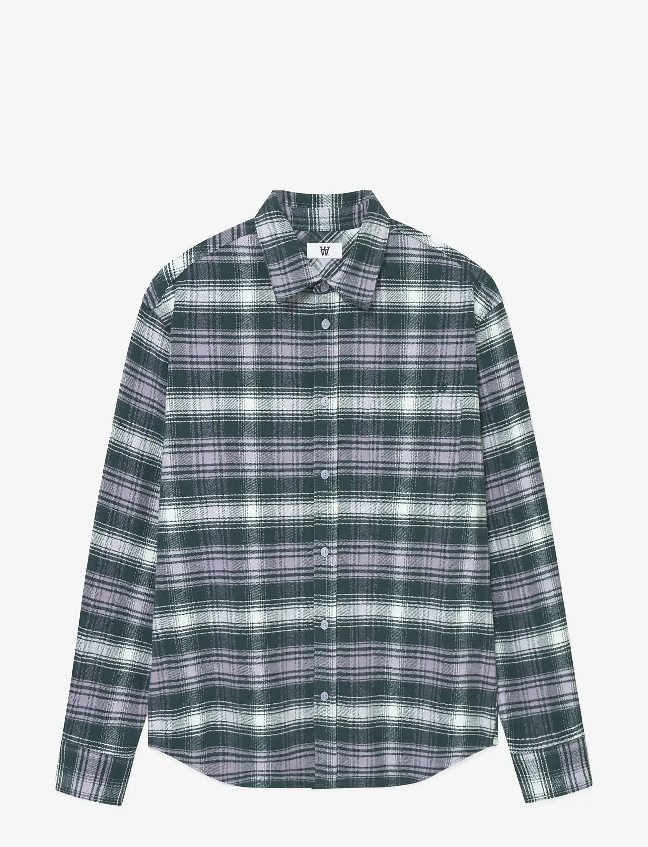 WOOD WOOD - WWCooper shirt 25236 - ternede skjorter - minimal gray check - 1