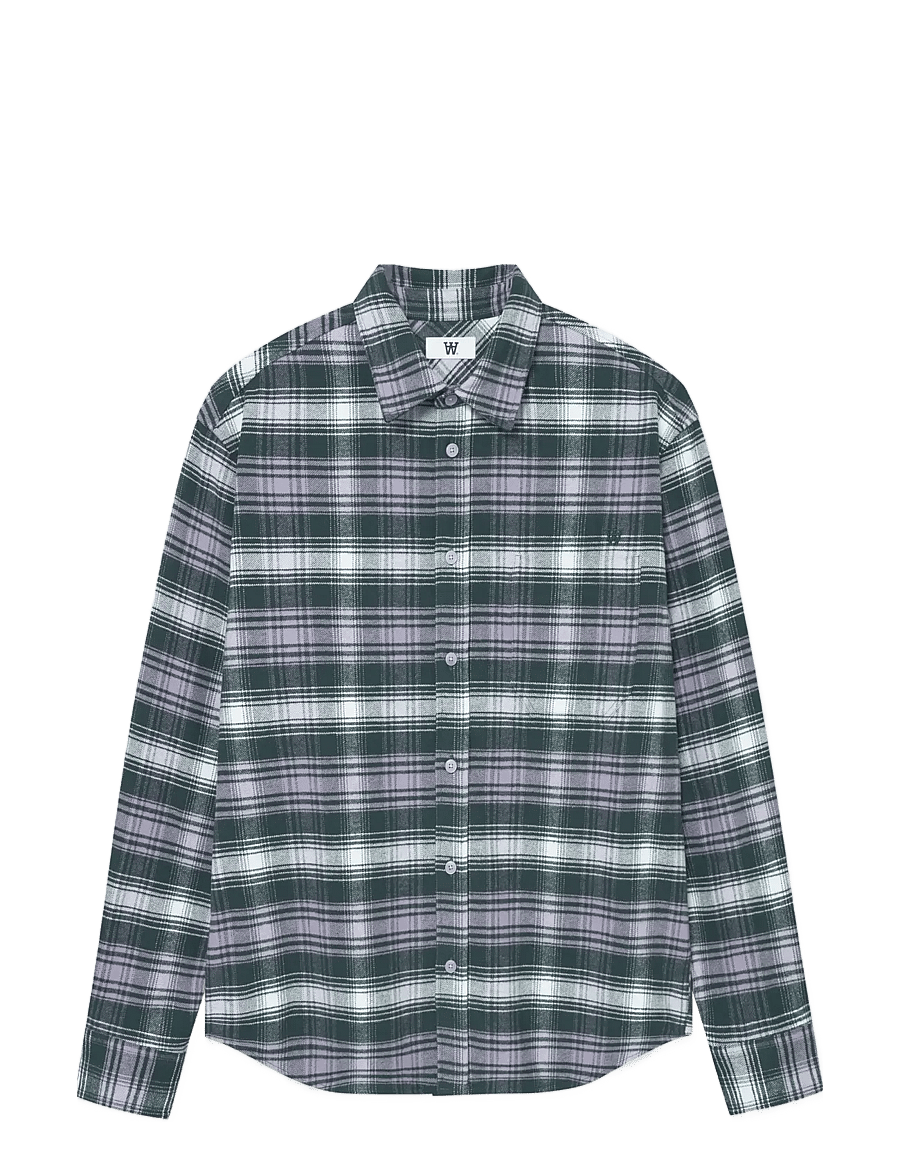 WOOD WOOD - WWCooper shirt 25236 - karierte hemden - minimal gray check - 1