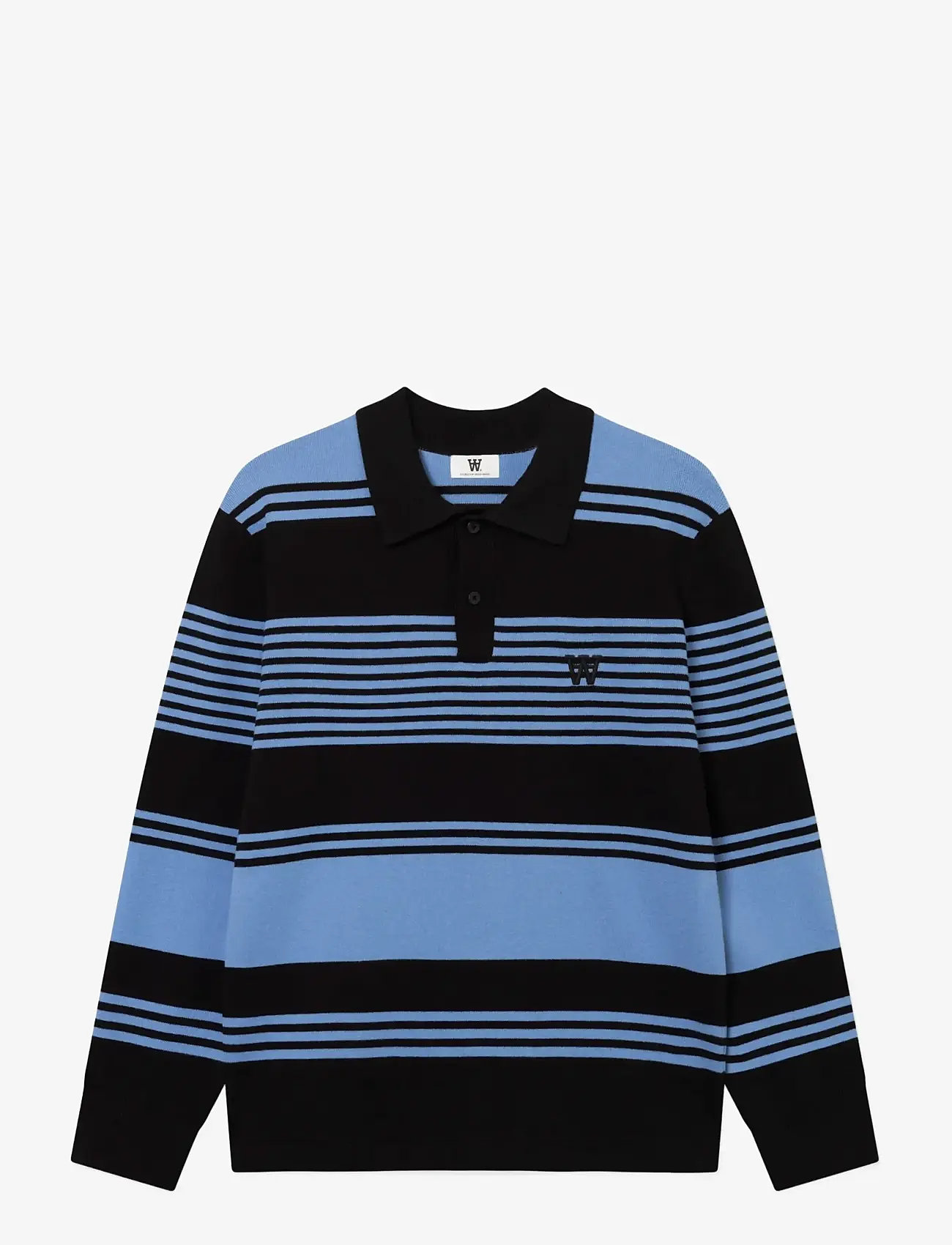 WOOD WOOD - WWCurt polo 25212 - kootud polosärgid - azurine stripe - 1