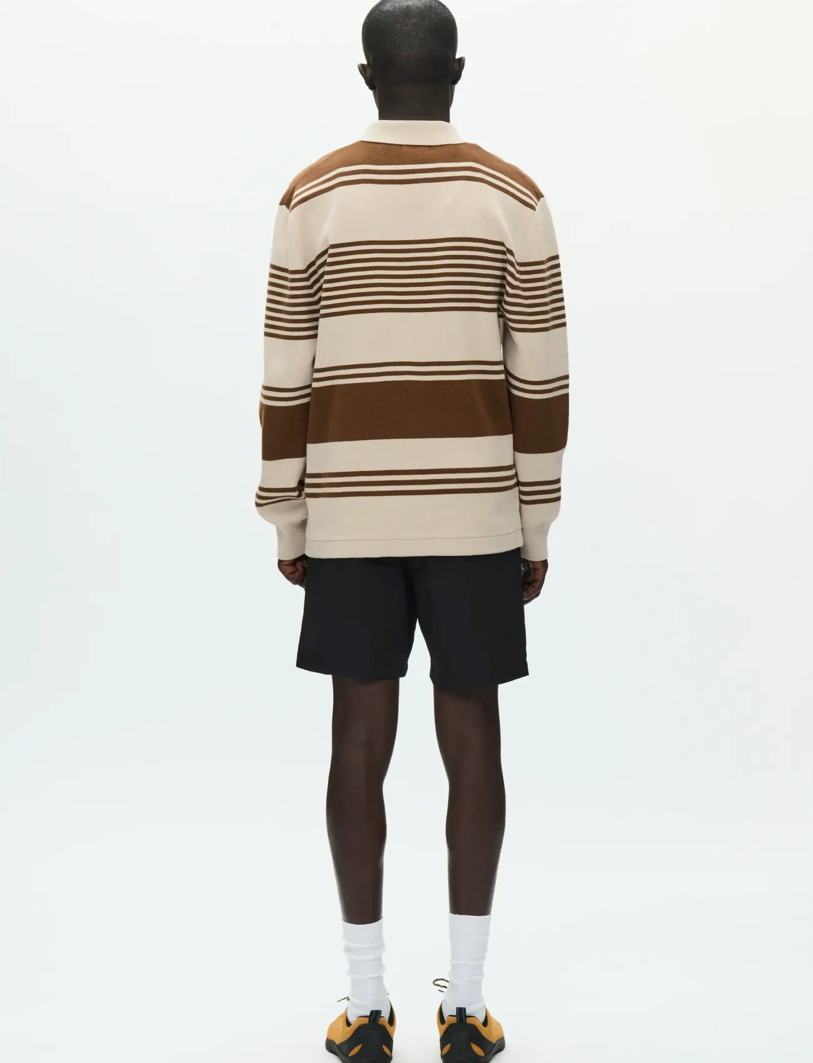 WOOD WOOD - WWCurt polo 25212 - polos en tricot à manches longues - desert palm stripe - 3