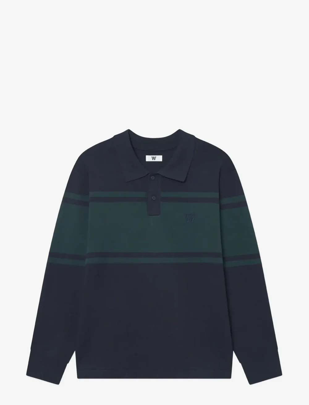 WOOD WOOD - WWCurt polo 25212 - stickade pikéer - salute - 1