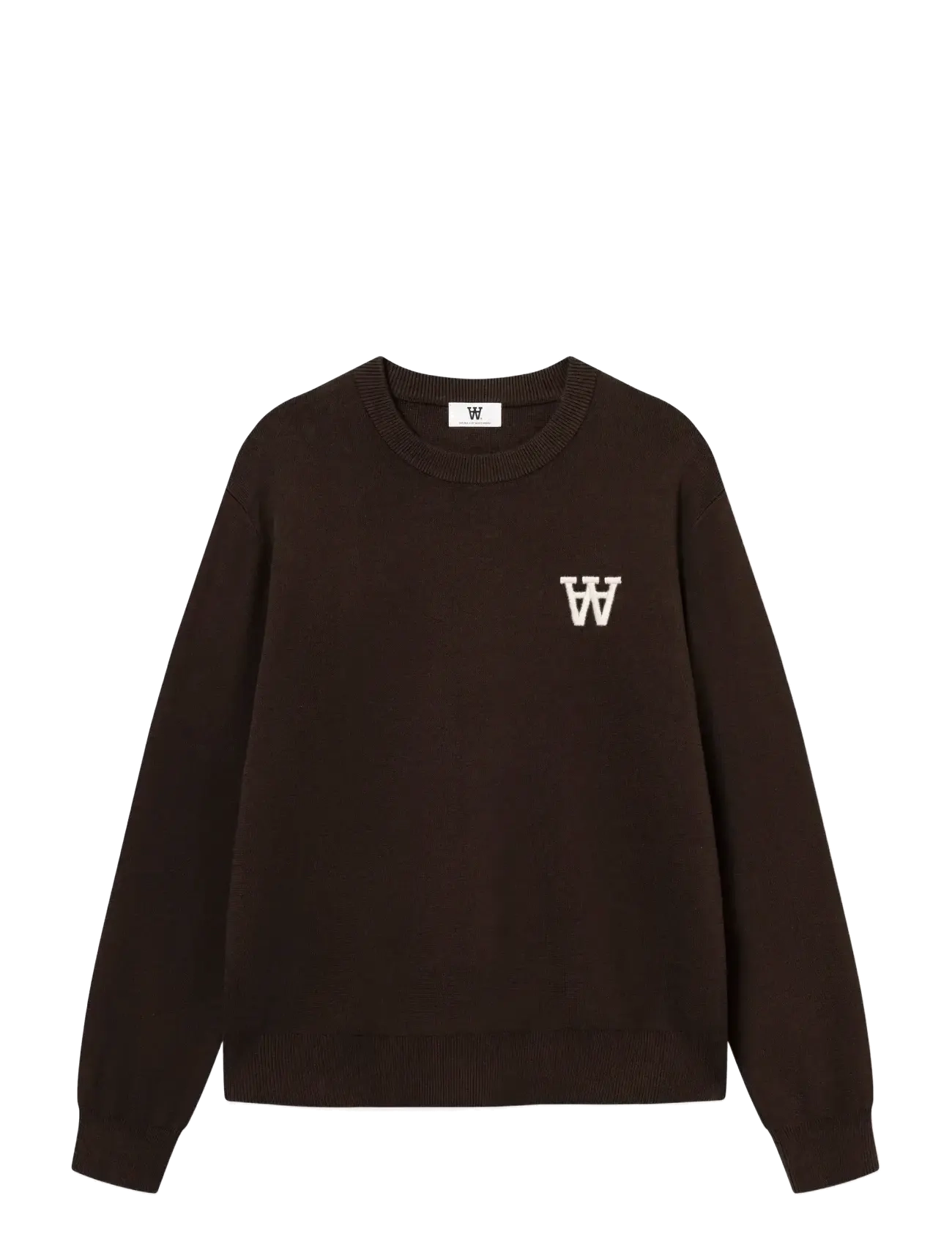 WOOD WOOD Wwcurt Crew Neck 25212 Braun - XS - Herren