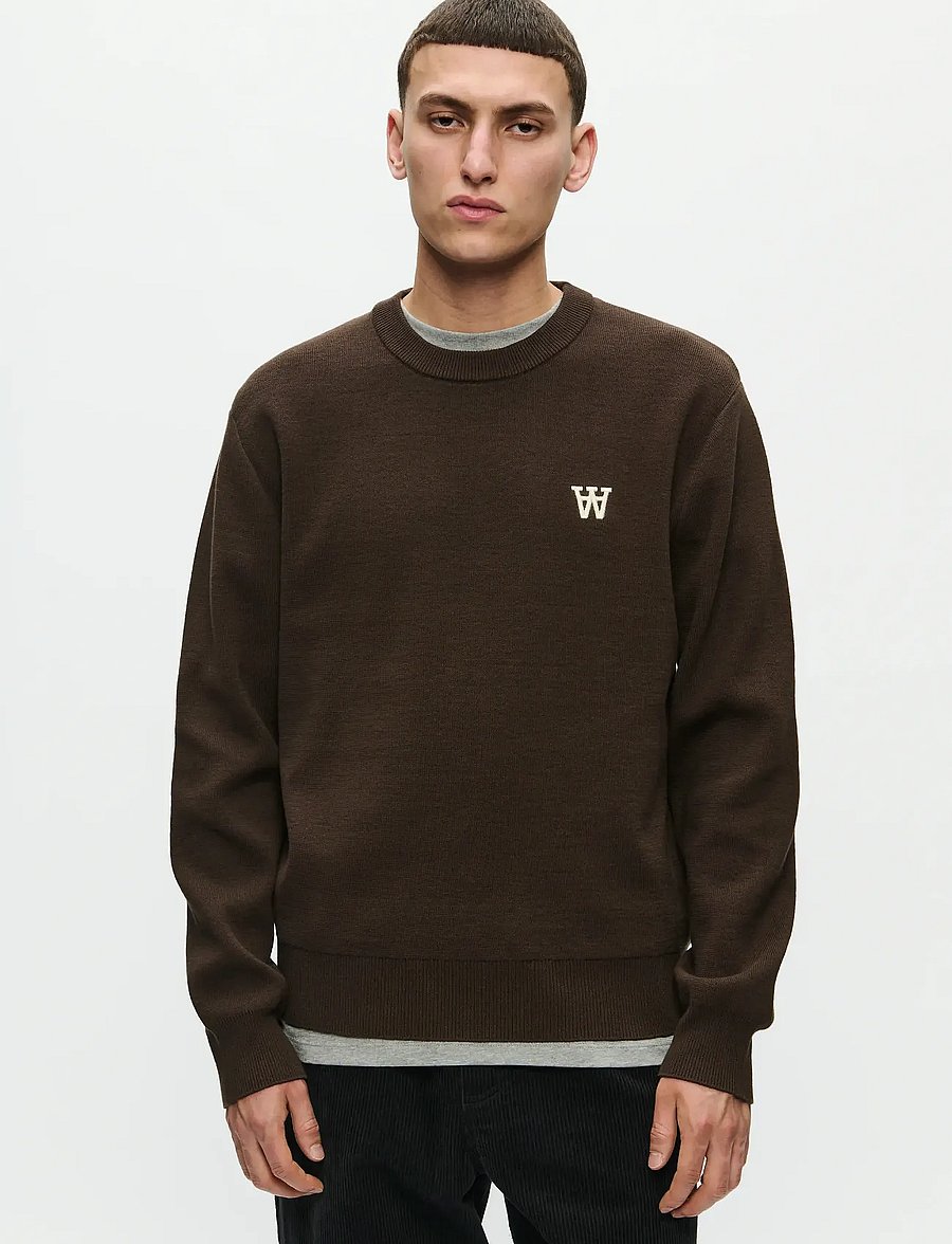 WOOD WOOD - WWCurt crew neck 25212 - round necks - delicioso - 0