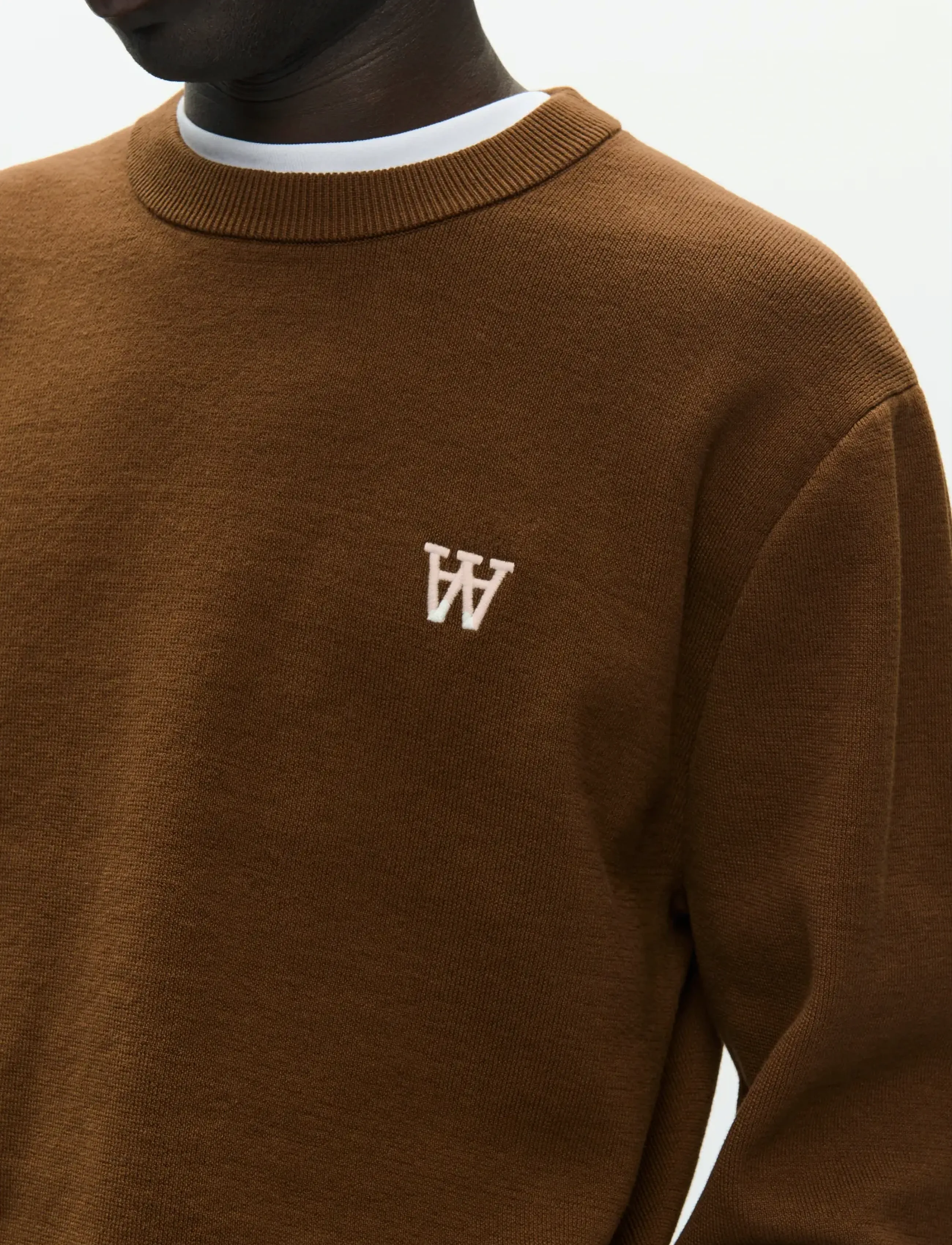 WOOD WOOD - WWCurt crew neck 25212 - ronde hals - desert palm - 5