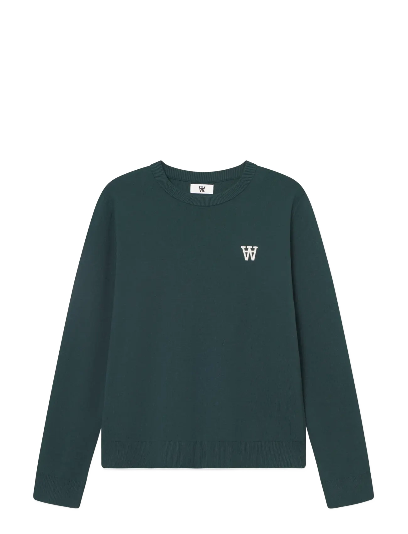 WOOD WOOD WWCurt crew neck 25212 - Rund hals - GREEN GABLES / green