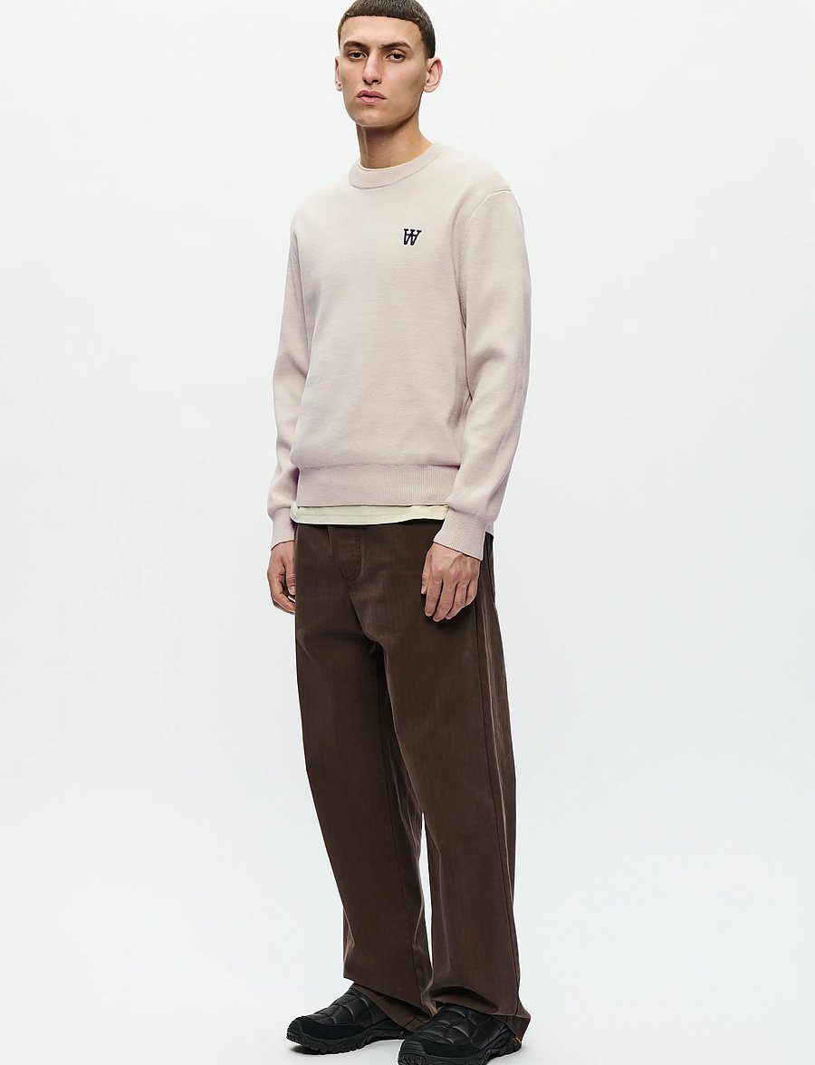 WOOD WOOD - WWCurt crew neck 25212 - round necks - moonstruck - 2