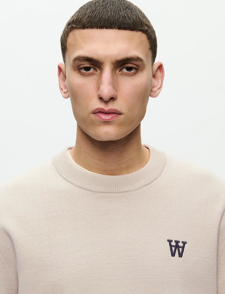WOOD WOOD - WWCurt crew neck 25212 - round necks - moonstruck - 4