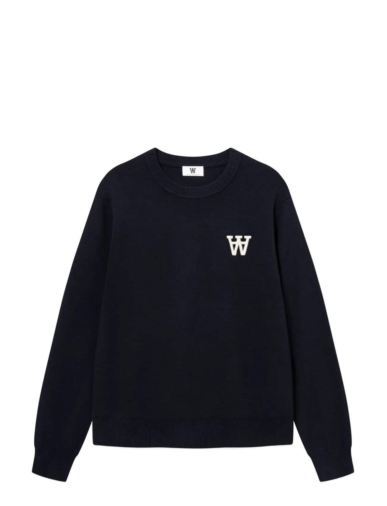 WOOD WOOD Wwcurt Crew Neck 25212 Navy - M - Herren